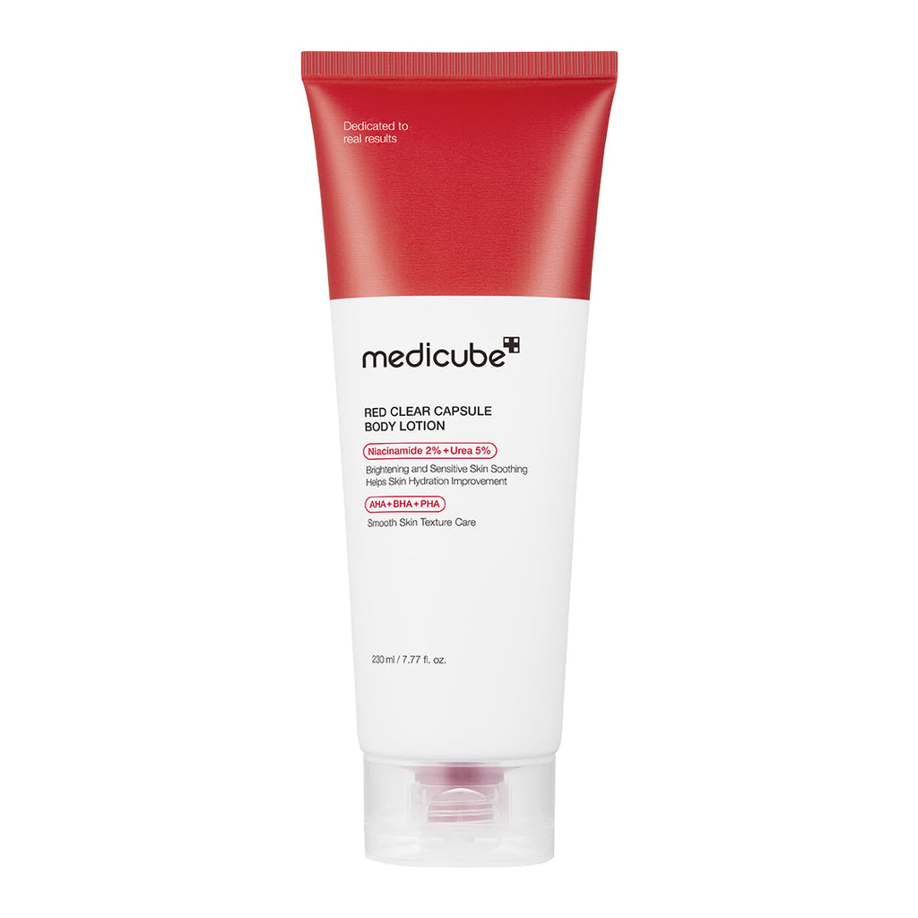 Red Clear Capsule Body Lotion - Let your glow dreams wander.