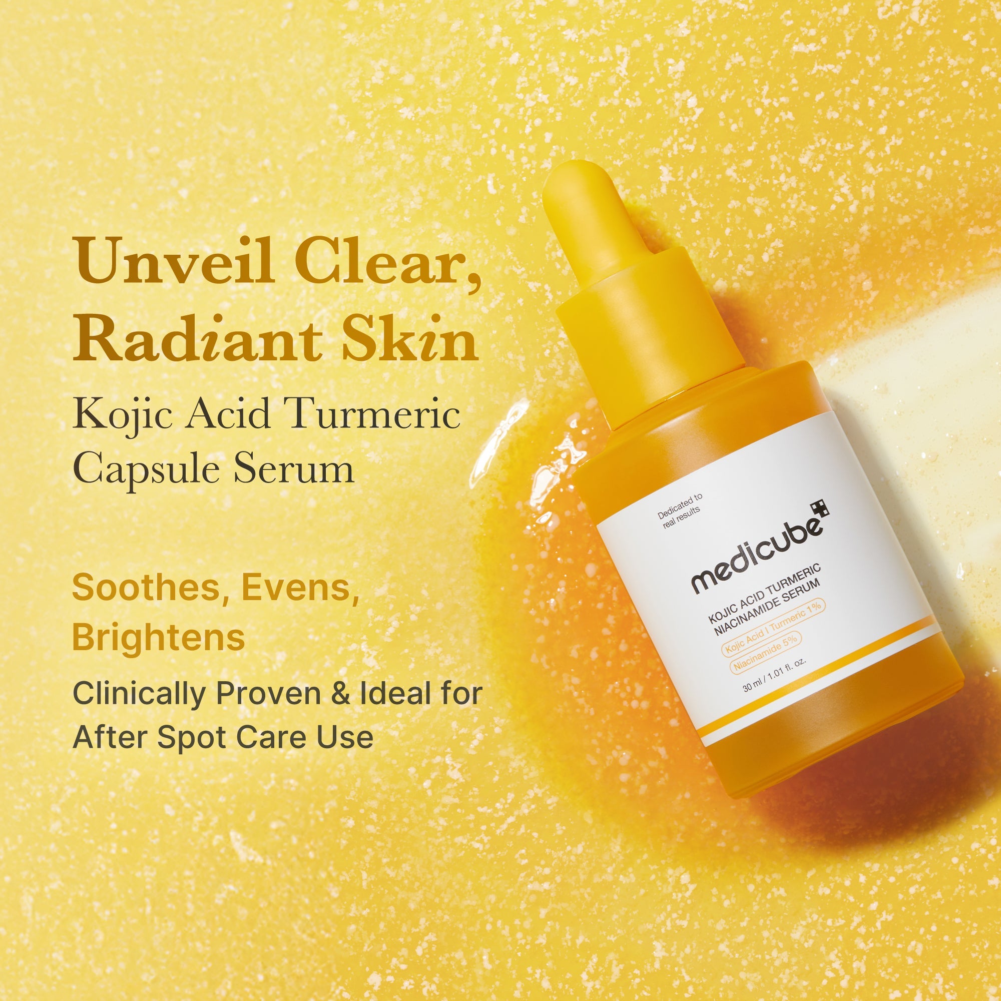Kojic Acid Turmeric Capsule Serum - More love for your skin.