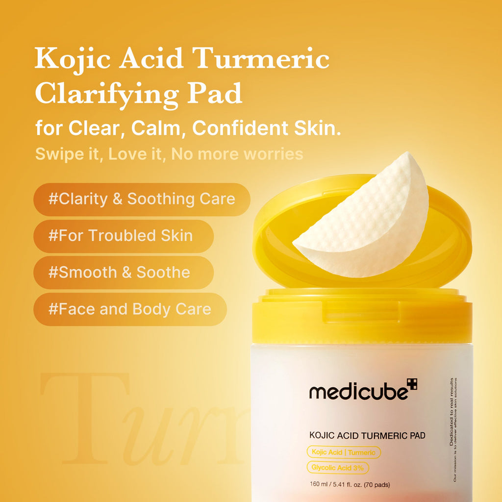 Kojic Acid Turmeric Toner Pad - Take five for yourself.