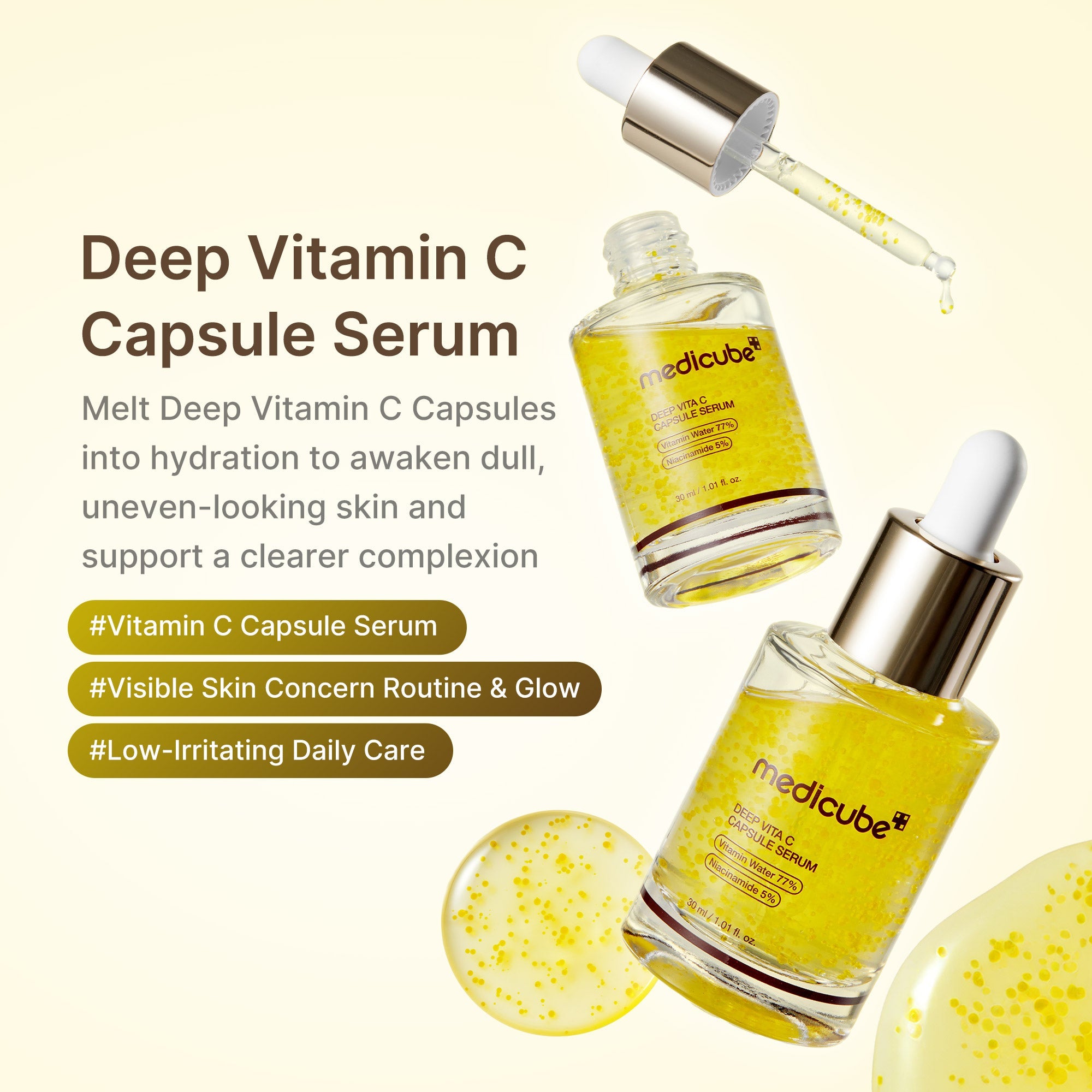 Deep Vitamin C Capsule Serum - Pause here for beauty time.