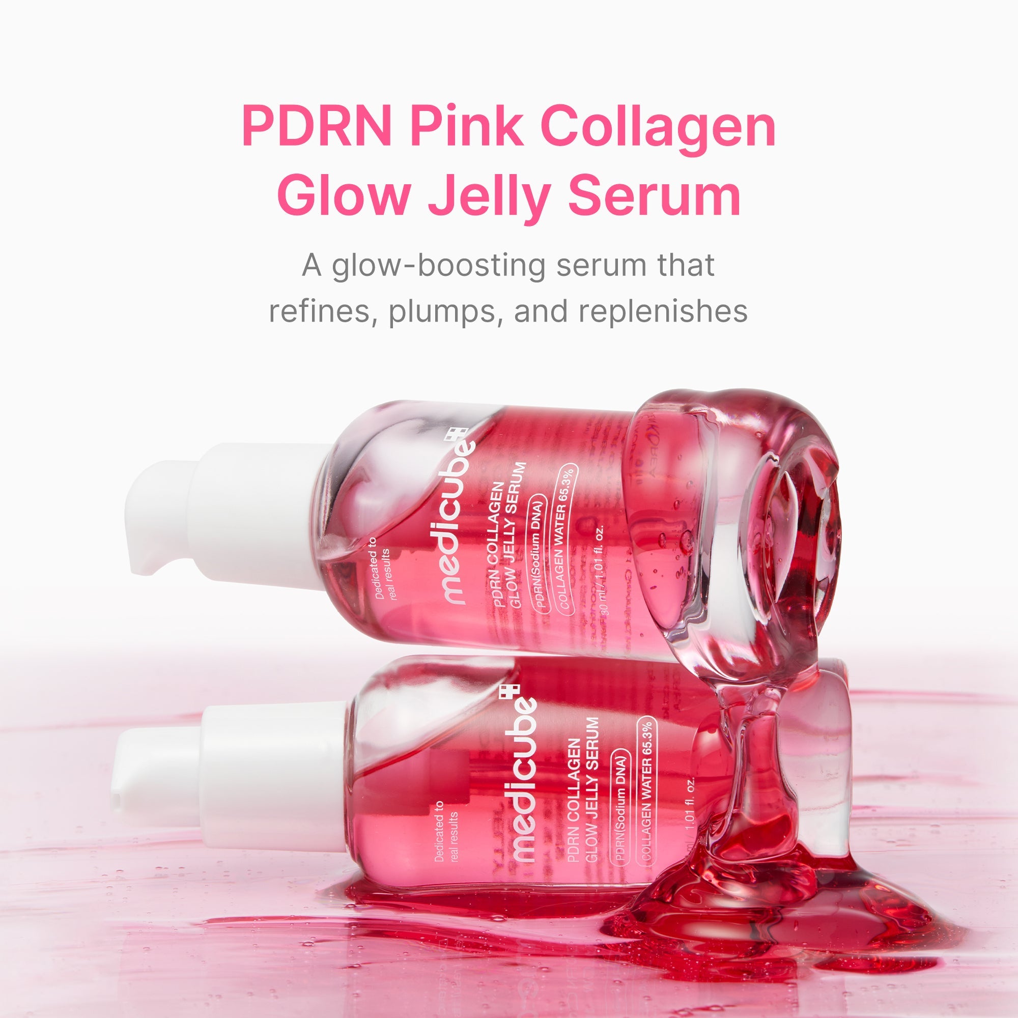 PDRN Pink Collagen Glow Jelly Serum - My glow goals stay personal.