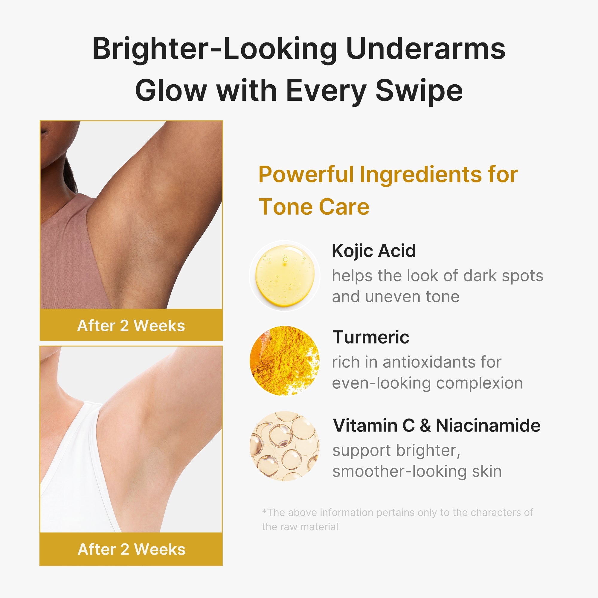 Kojic Acid Brightening Deodorant (Vanilla & Pistachio) - Care for your quiet Sunday.