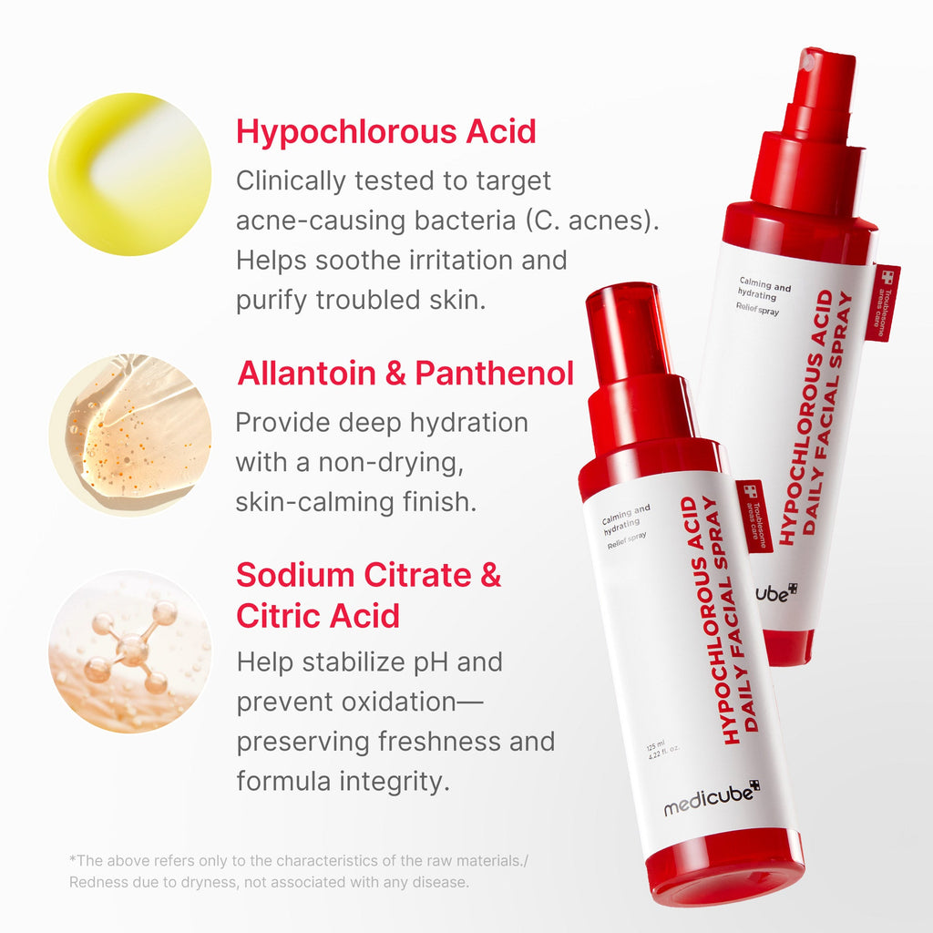 Hypochlorous Acid Power Soothing Spray - Good things begin with care.