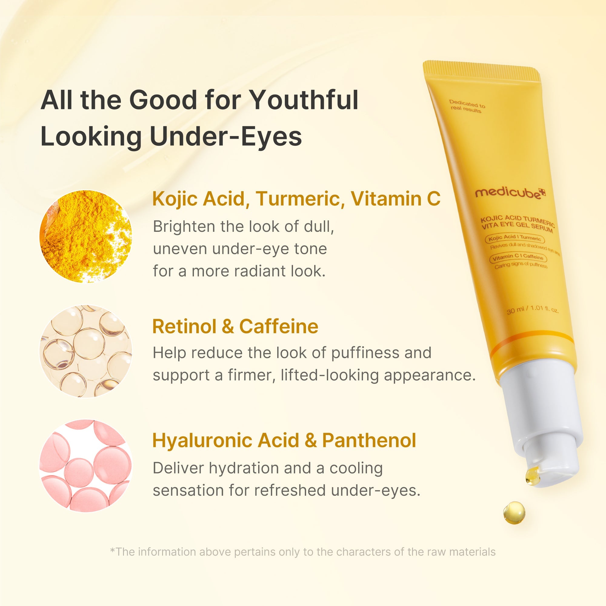 Kojic Acid Turmeric Eye Gel Serum - Bring your love of beauty.