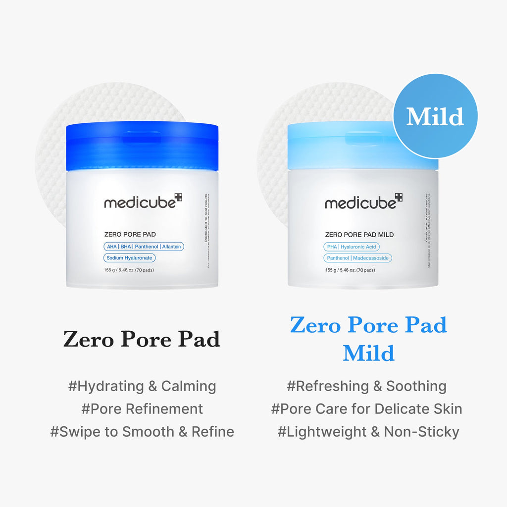 Zero Pore Madecassoside Pads (Mild) - Find your own skincare way.