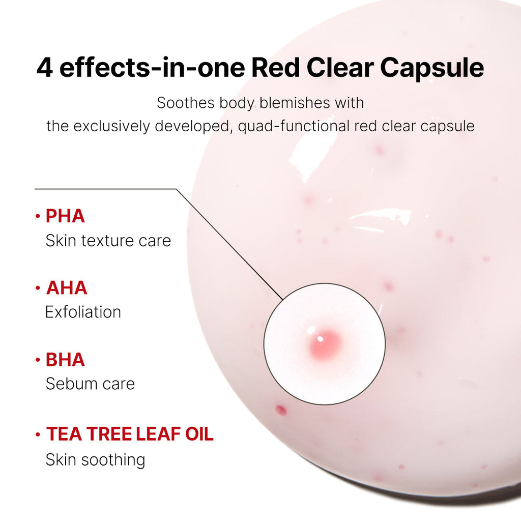 Red Clear Capsule Body Lotion - Let your glow dreams wander.