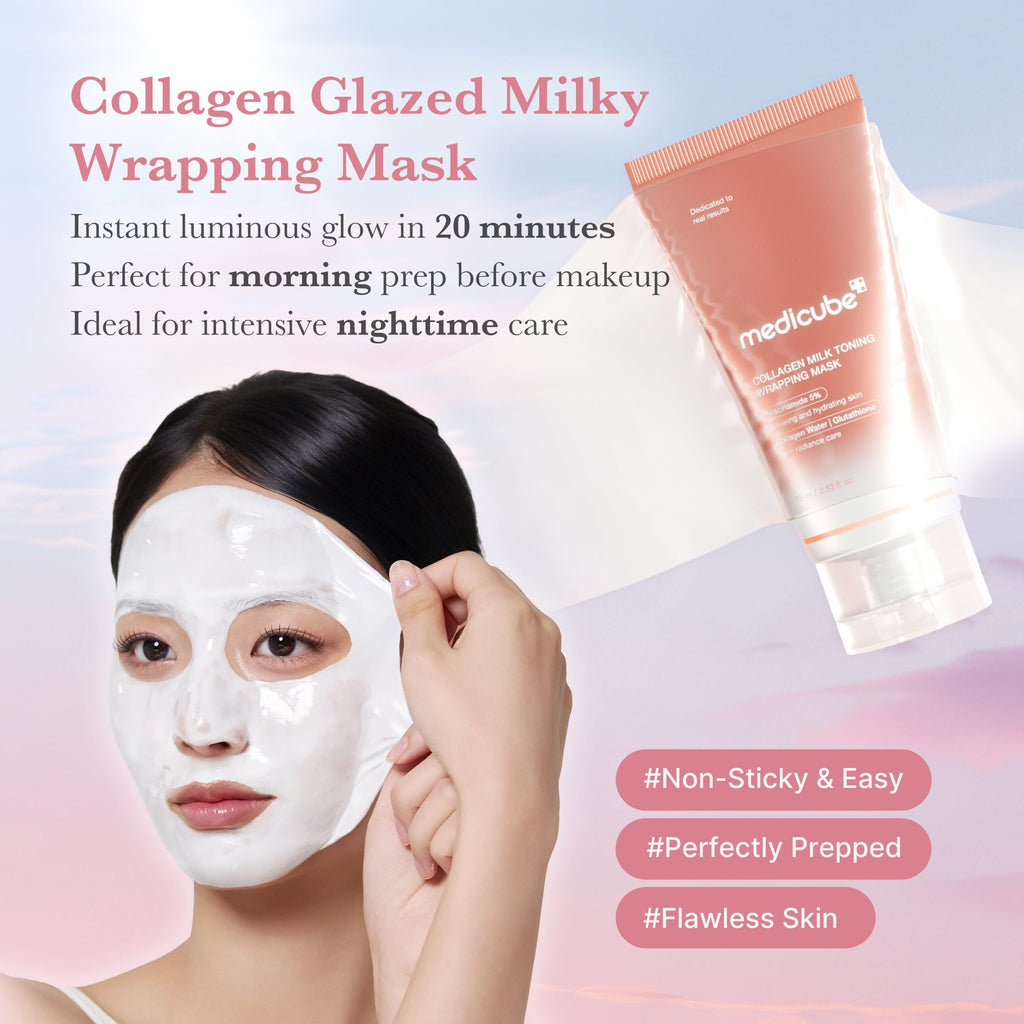 Collagen Milky Glow Daytime Wrapping Mask - Make room for good choices.
