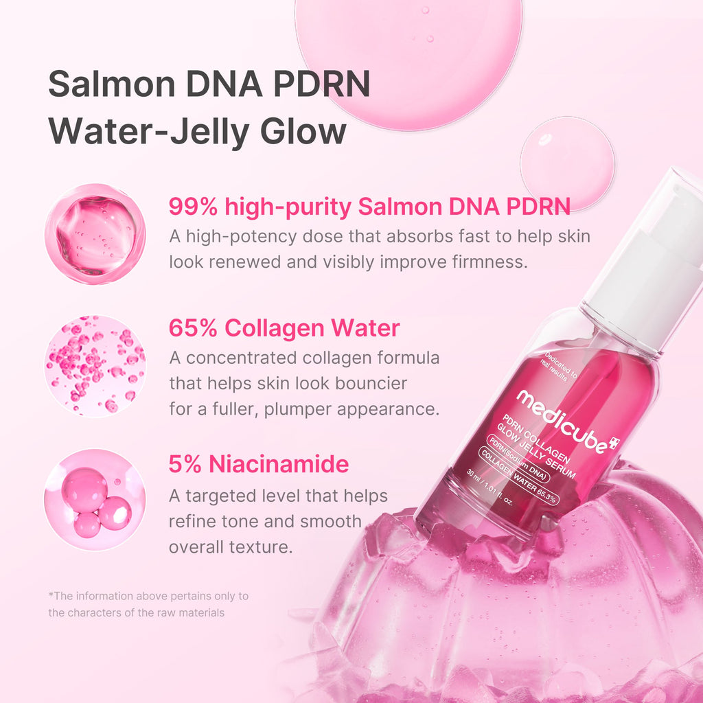 PDRN Pink Collagen Glow Jelly Serum - My glow goals stay personal.