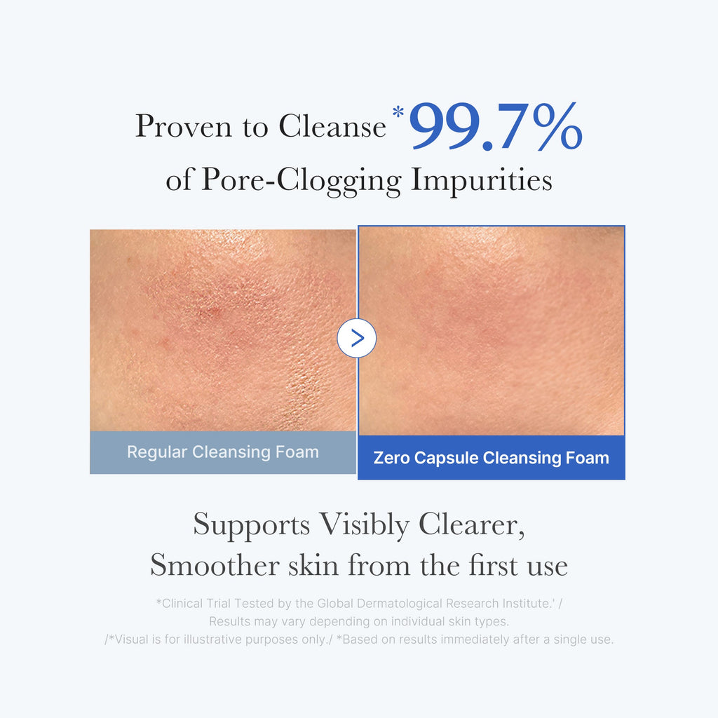 Zero Pore Capsule Cleansing Foam - Leave room for real skin.