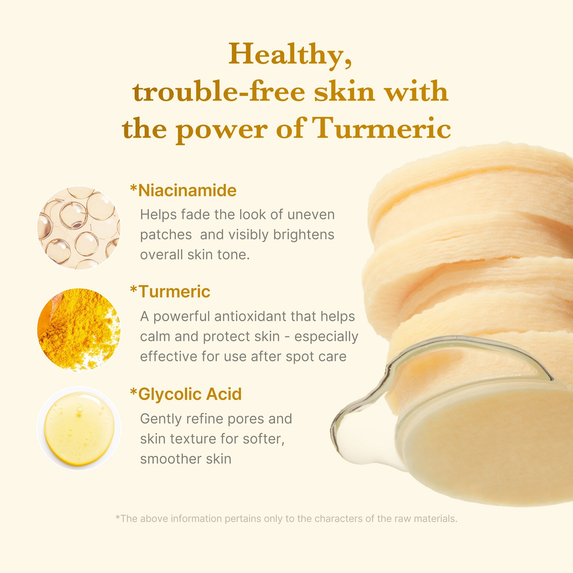 Kojic Acid Turmeric Toner Pad - Take five for yourself.