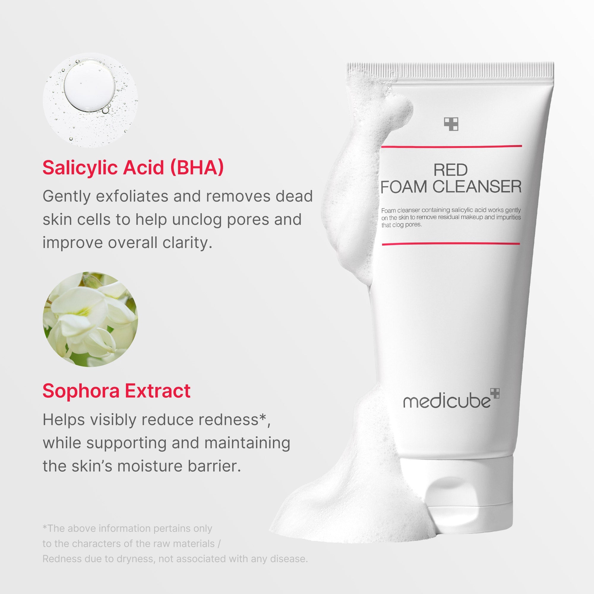 Red Foam Cleanser - Keep some glow in mind.
