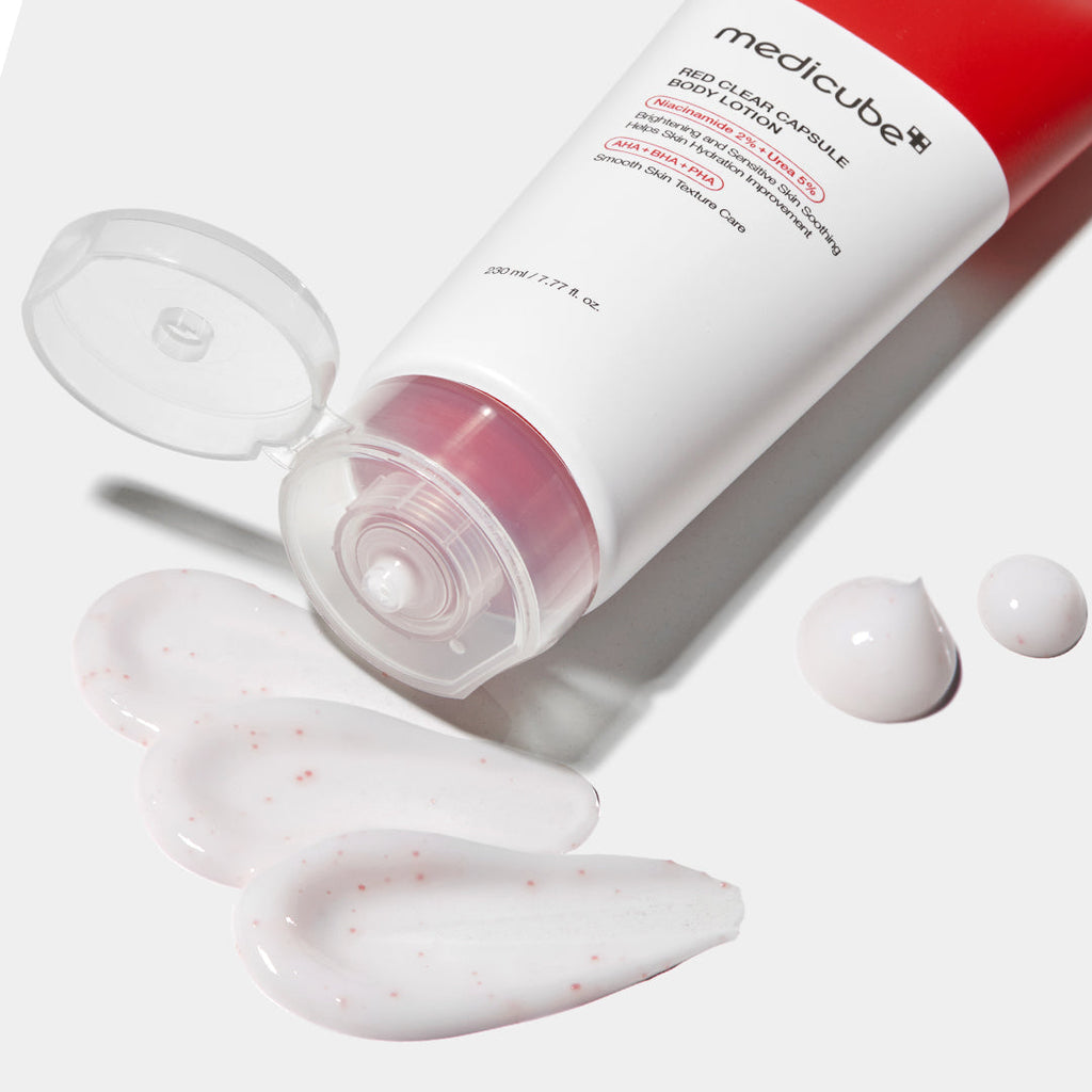 Red Clear Capsule Body Lotion - Let your glow dreams wander.