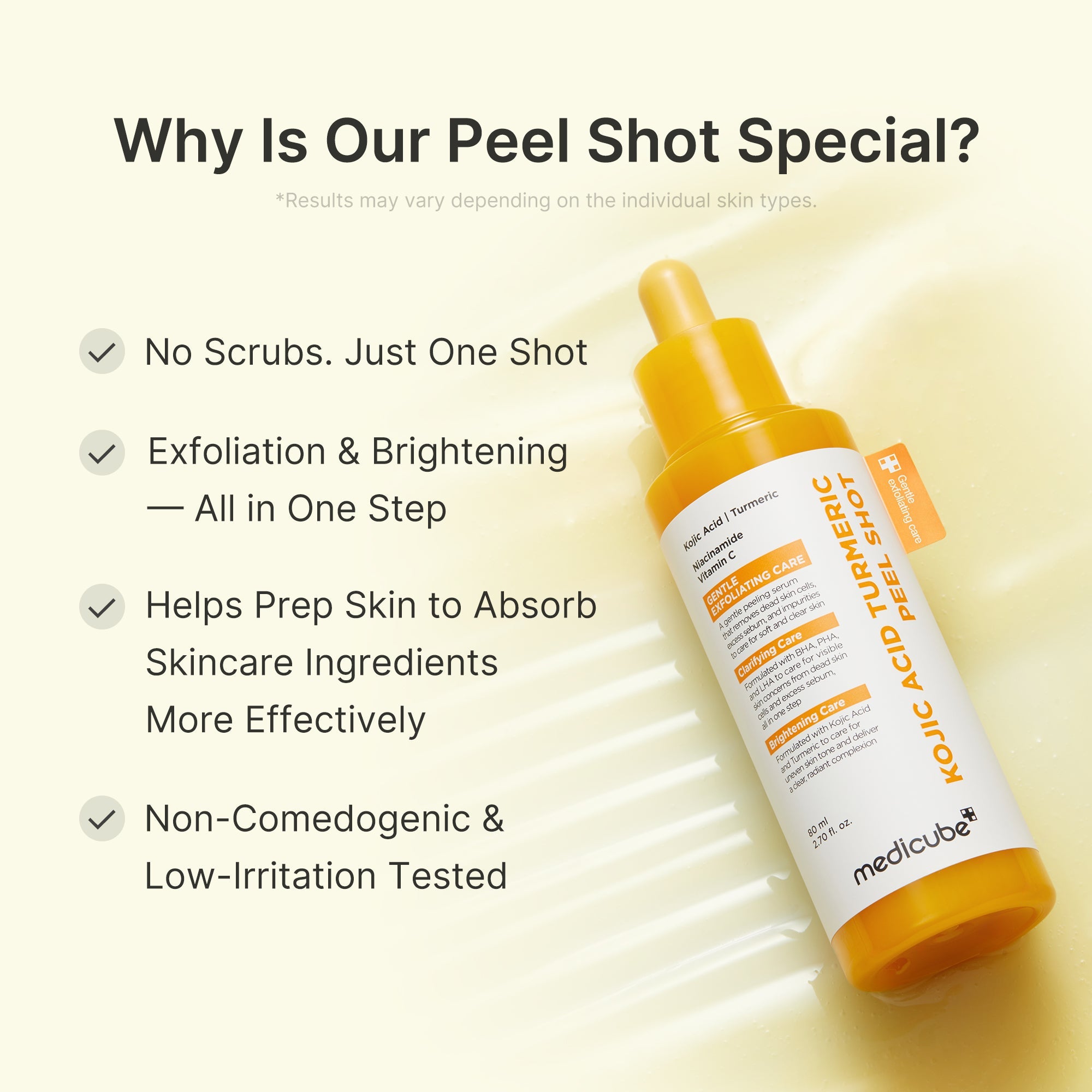 Kojic Acid Turmeric Peel Shot - Medicube is on your wishlist.