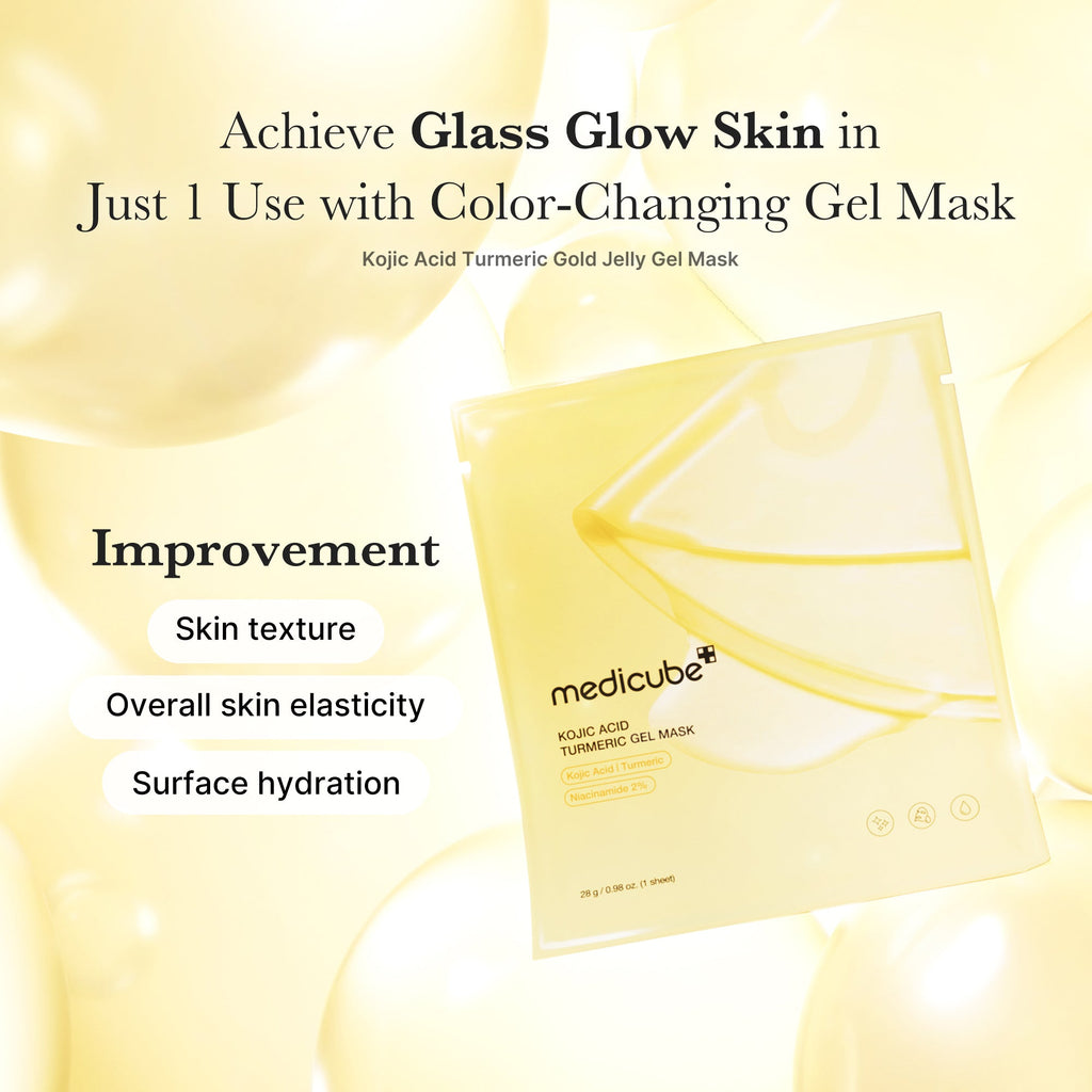 Kojic Acid Turmeric Gold Jelly Gel Mask - Your rhythm. Your routine.