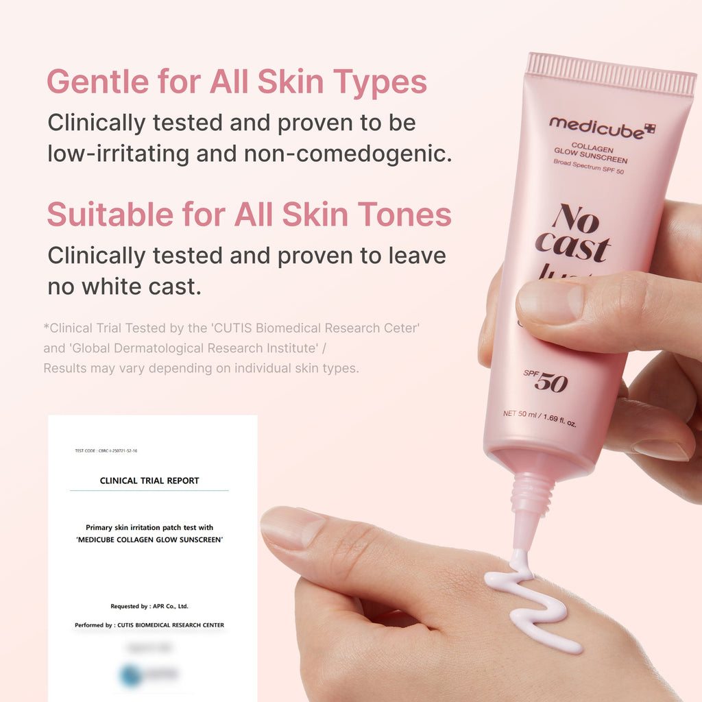 No Cast Just Glow Collagen Sunscreen - Curious about Korean beauty?