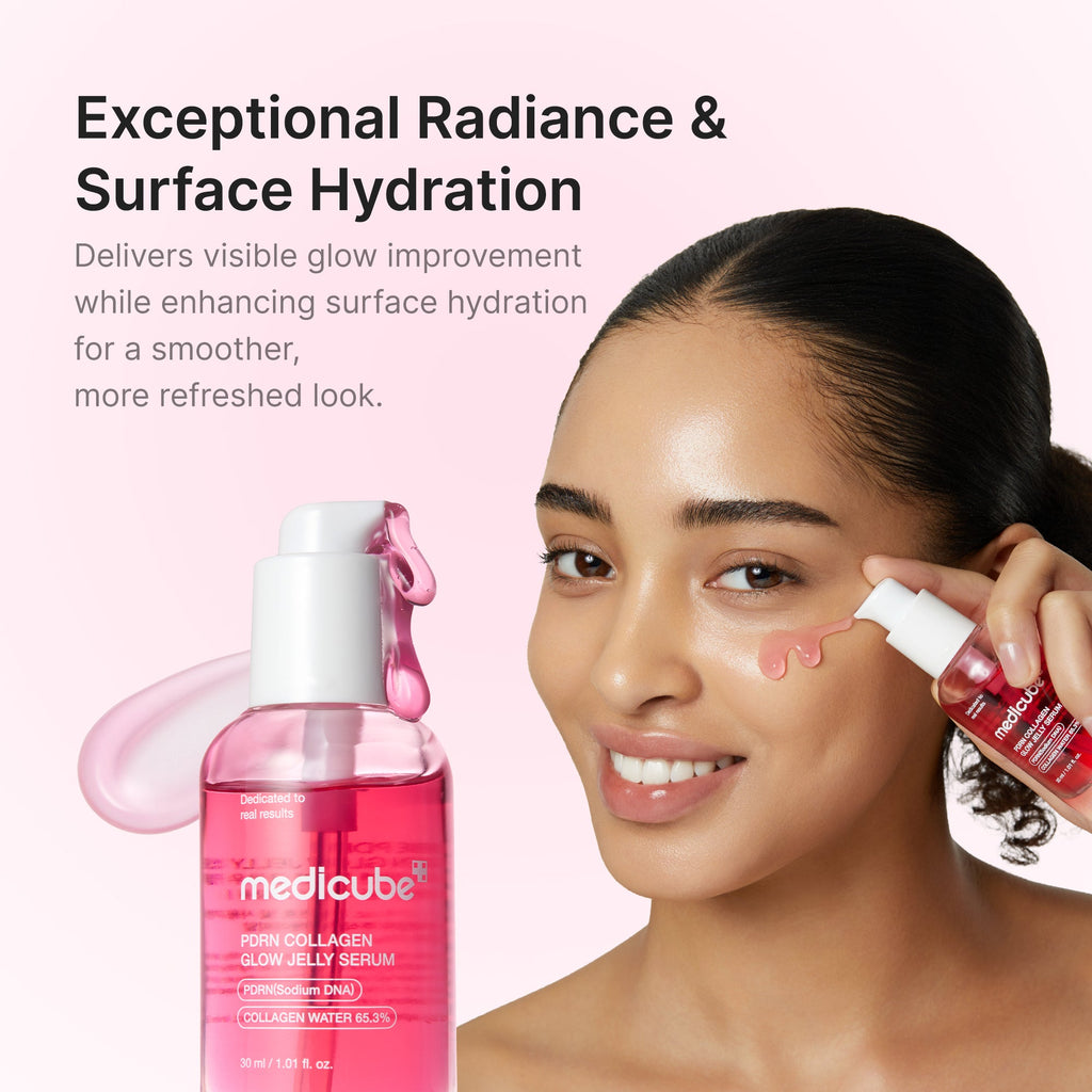 PDRN Pink Collagen Glow Jelly Serum - My glow goals stay personal.