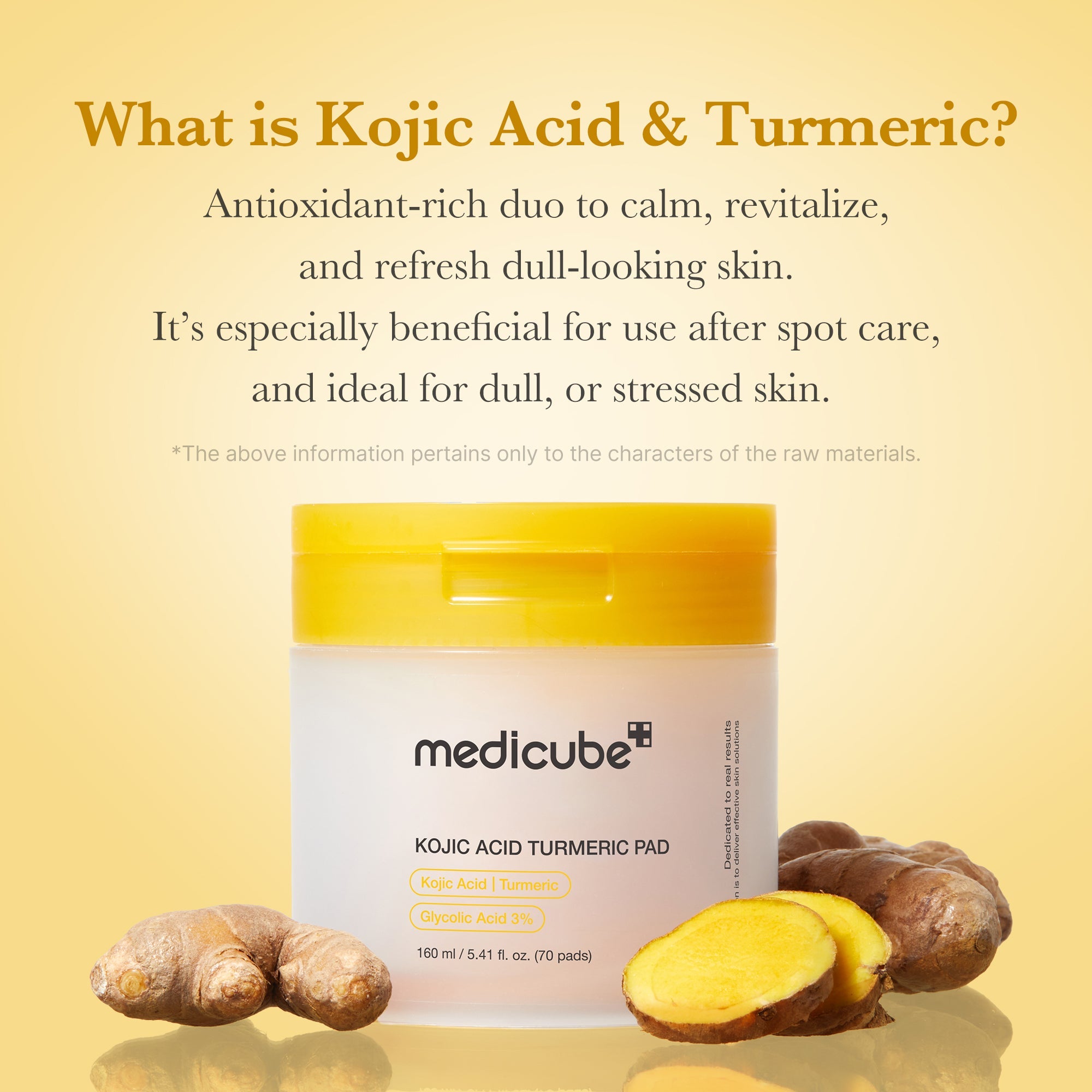 Kojic Acid Turmeric Toner Pad - Take five for yourself.