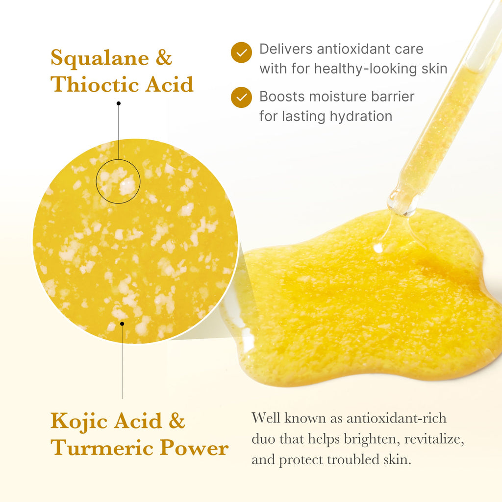 Kojic Acid Turmeric Capsule Serum - More love for your skin.