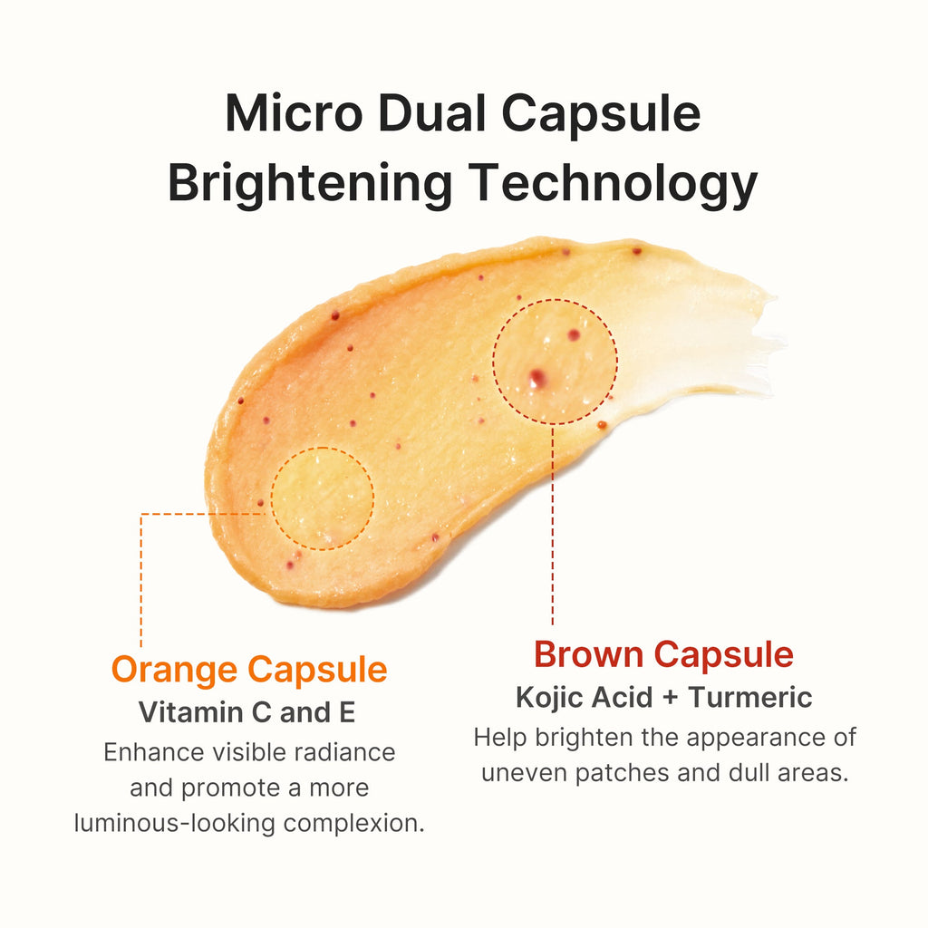 Kojic Acid Turmeric Vita Capsule Foam Cleanser - K-beauty meets your routine.