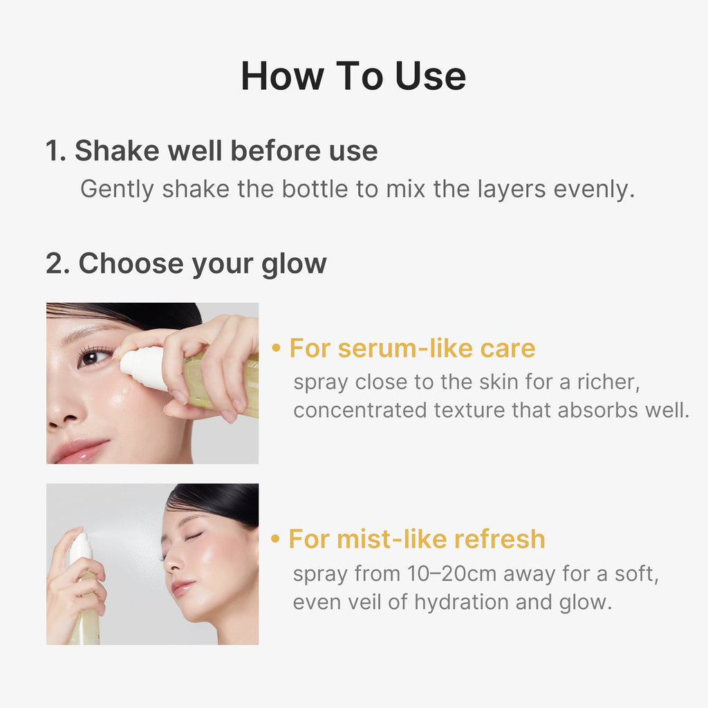 Kojic Acid Turmeric Vitamin Gold Jelly Mist Serum - Stay curious about skincare.