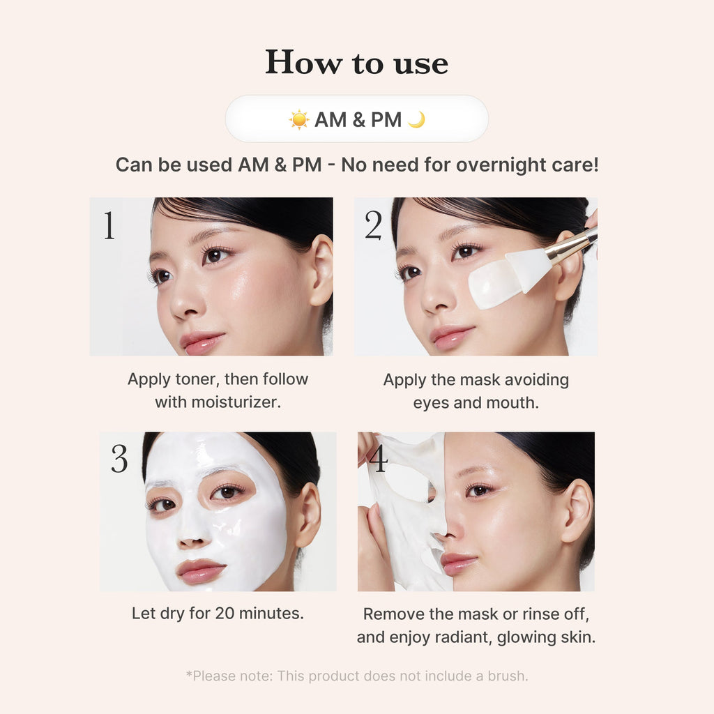 Collagen Milky Glow Daytime Wrapping Mask - Make room for good choices.