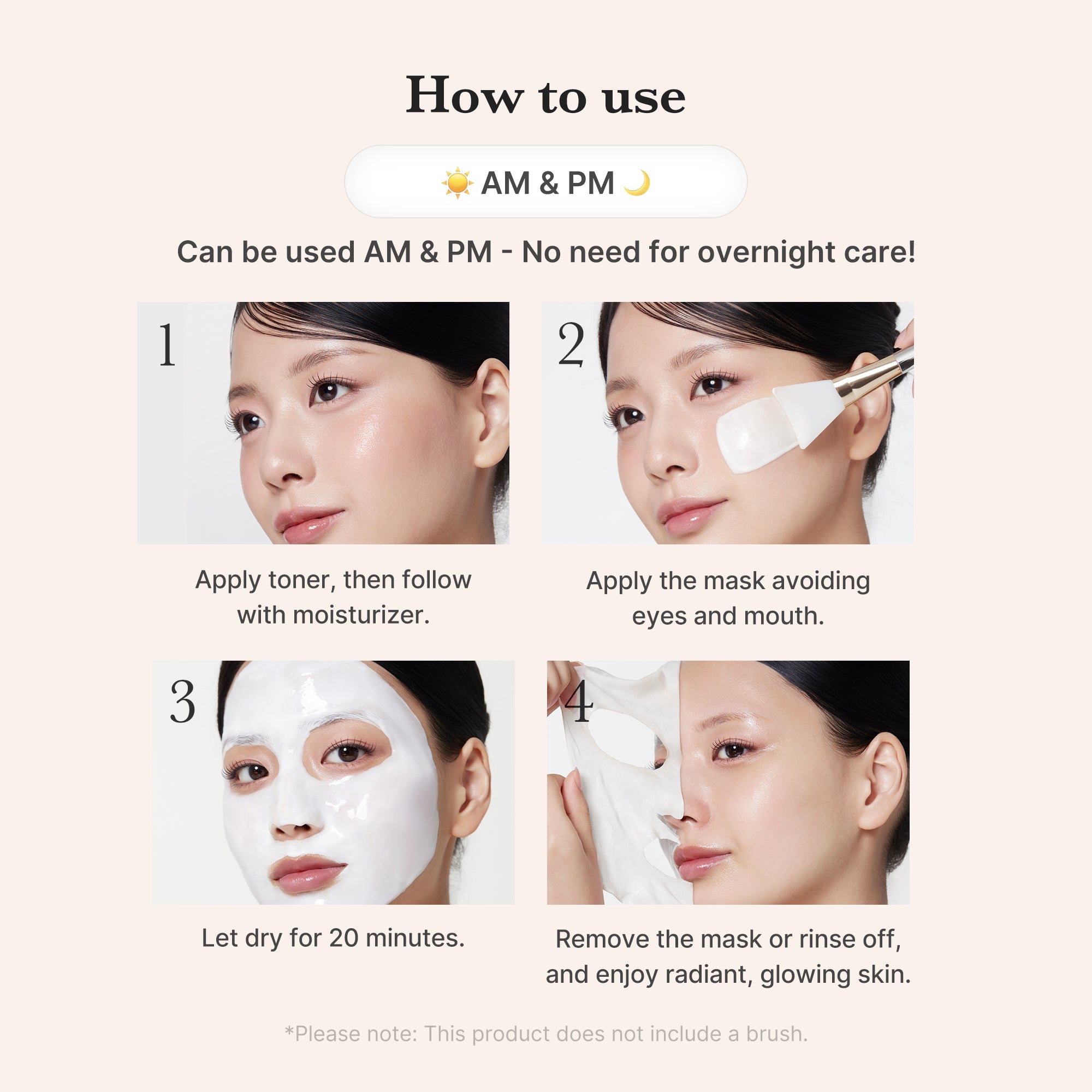 Collagen Milky Glow Daytime Wrapping Mask - Make room for good choices.