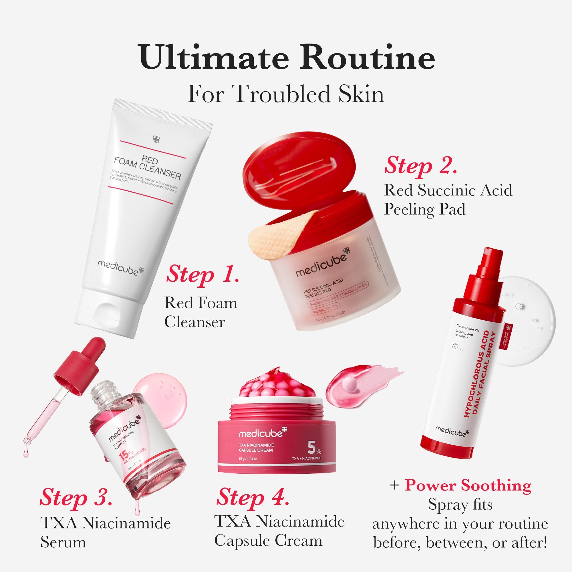 Red Foam Cleanser - Keep some glow in mind.