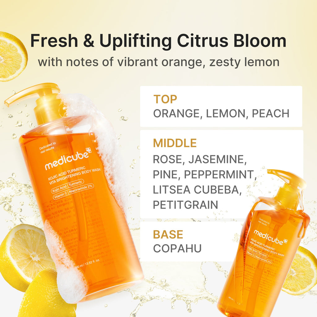 Kojic Acid Turmeric Brightening Body Wash - Medicube on your terms.