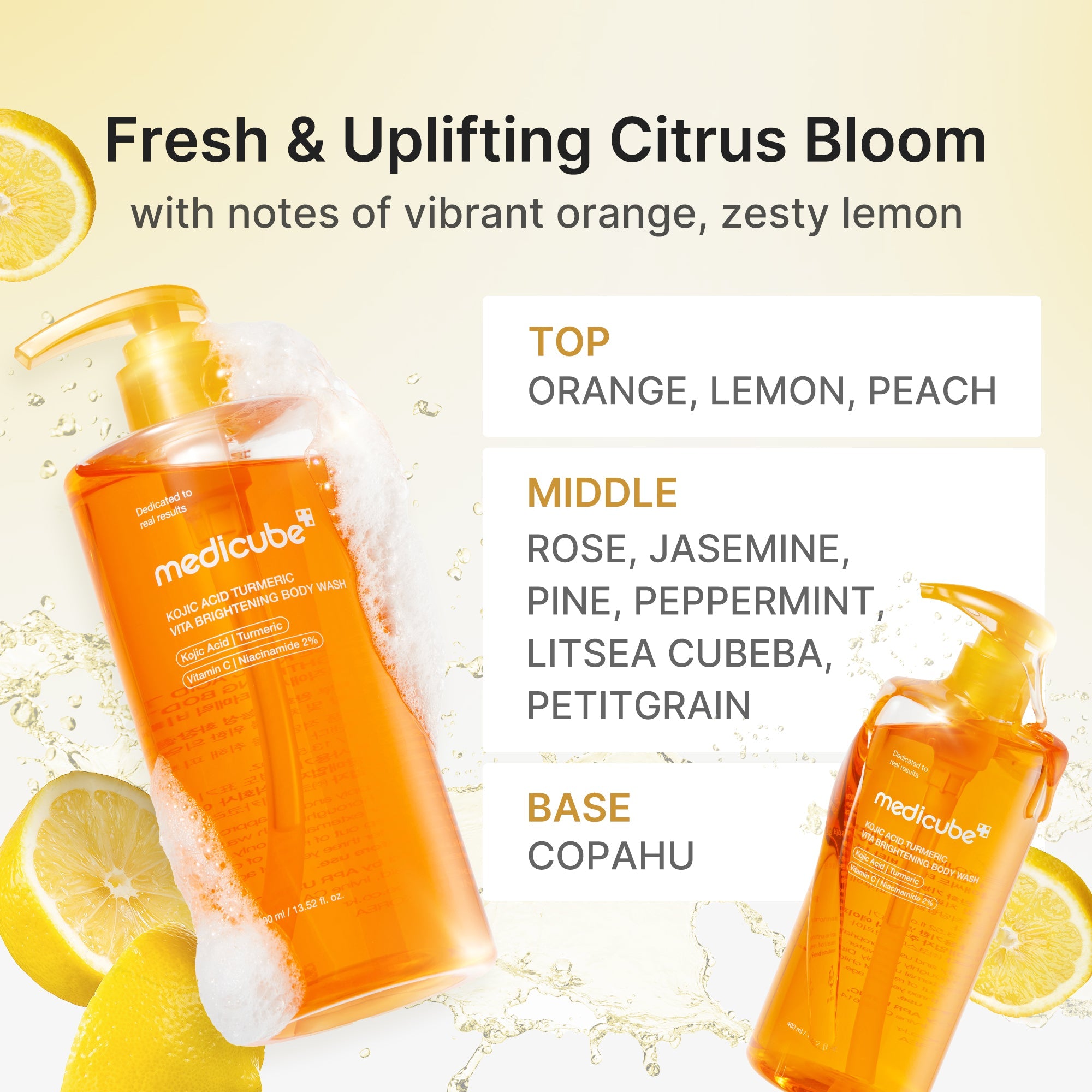 Kojic Acid Turmeric Brightening Body Wash - Medicube on your terms.