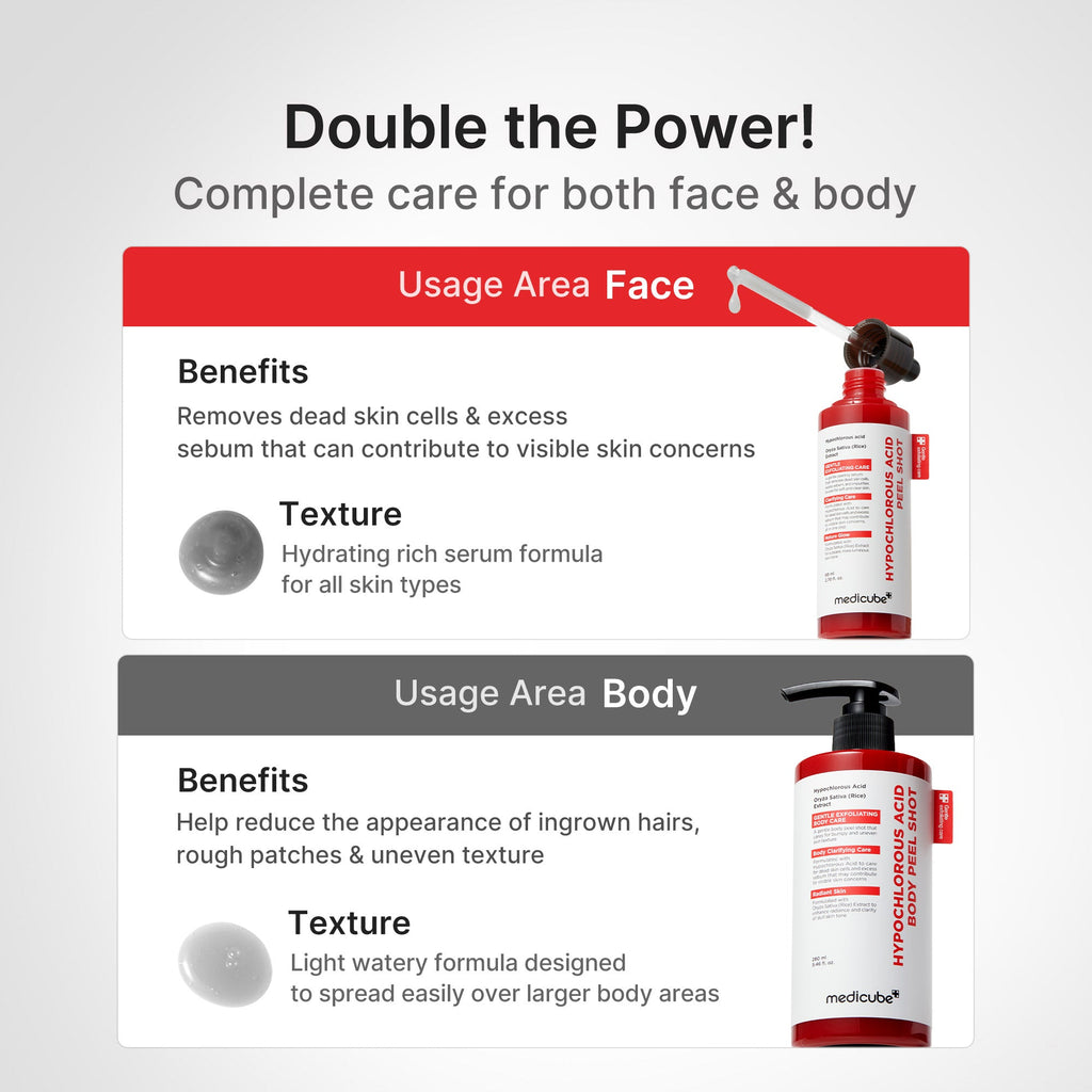 Hypochlorous Acid Rice Peel Shot - Beauty with a personal touch.