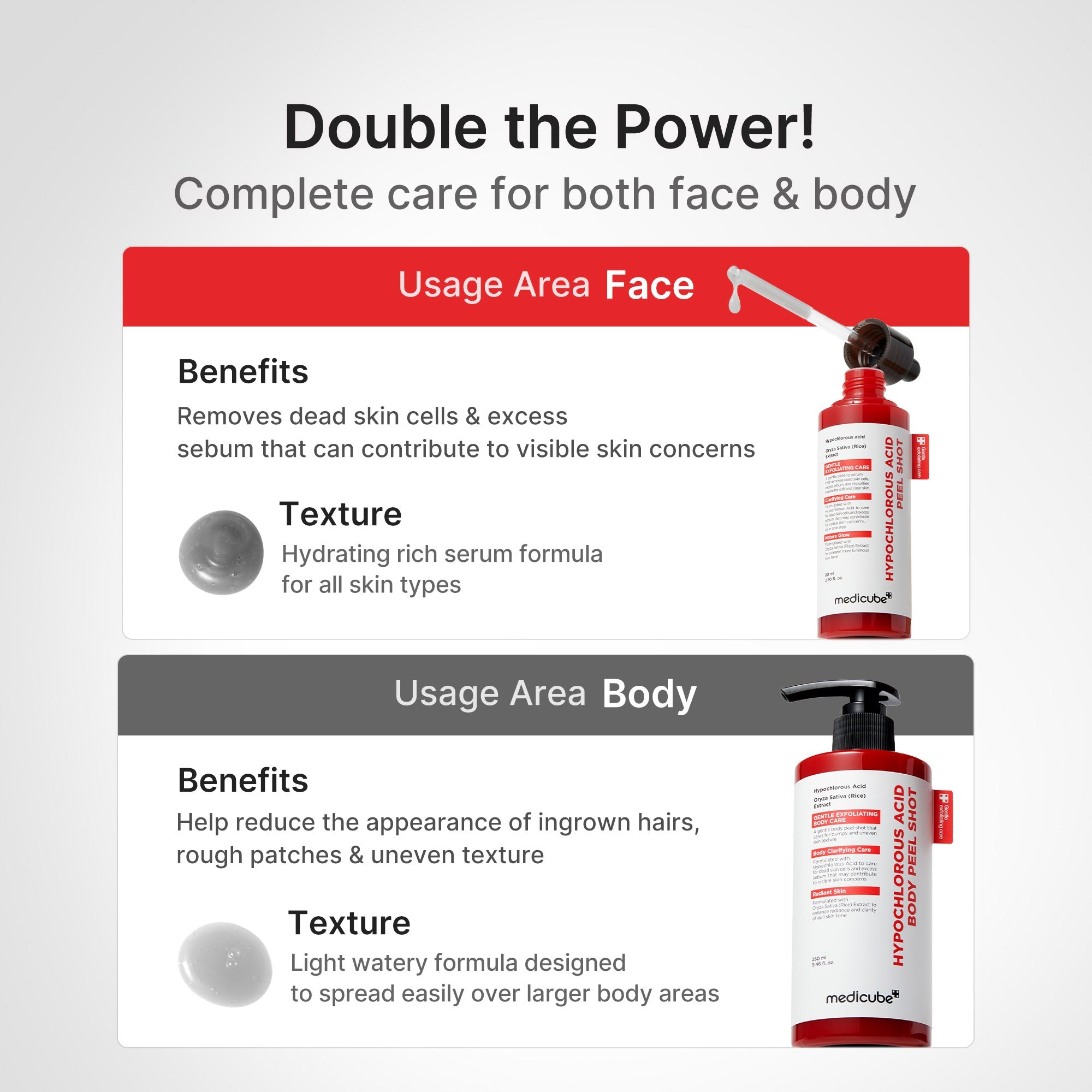 Hypochlorous Acid Rice Peel Shot - Beauty with a personal touch.