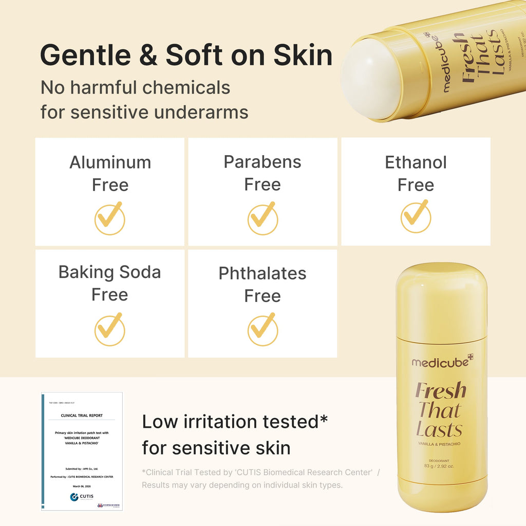 Kojic Acid Brightening Deodorant (Vanilla & Pistachio) - Care for your quiet Sunday.
