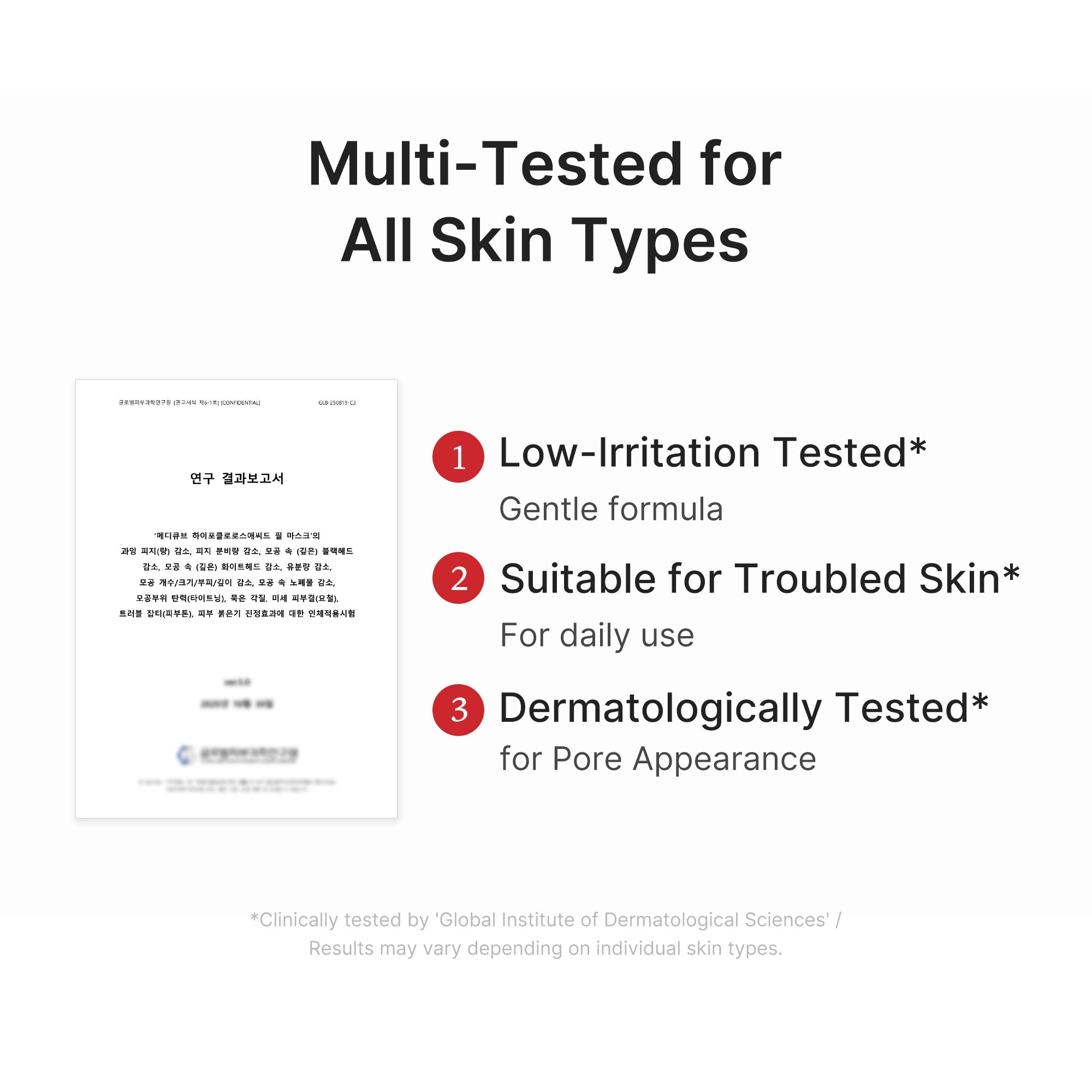 Hypochlorous Acid Peel Mask - The wish list says Medicube.