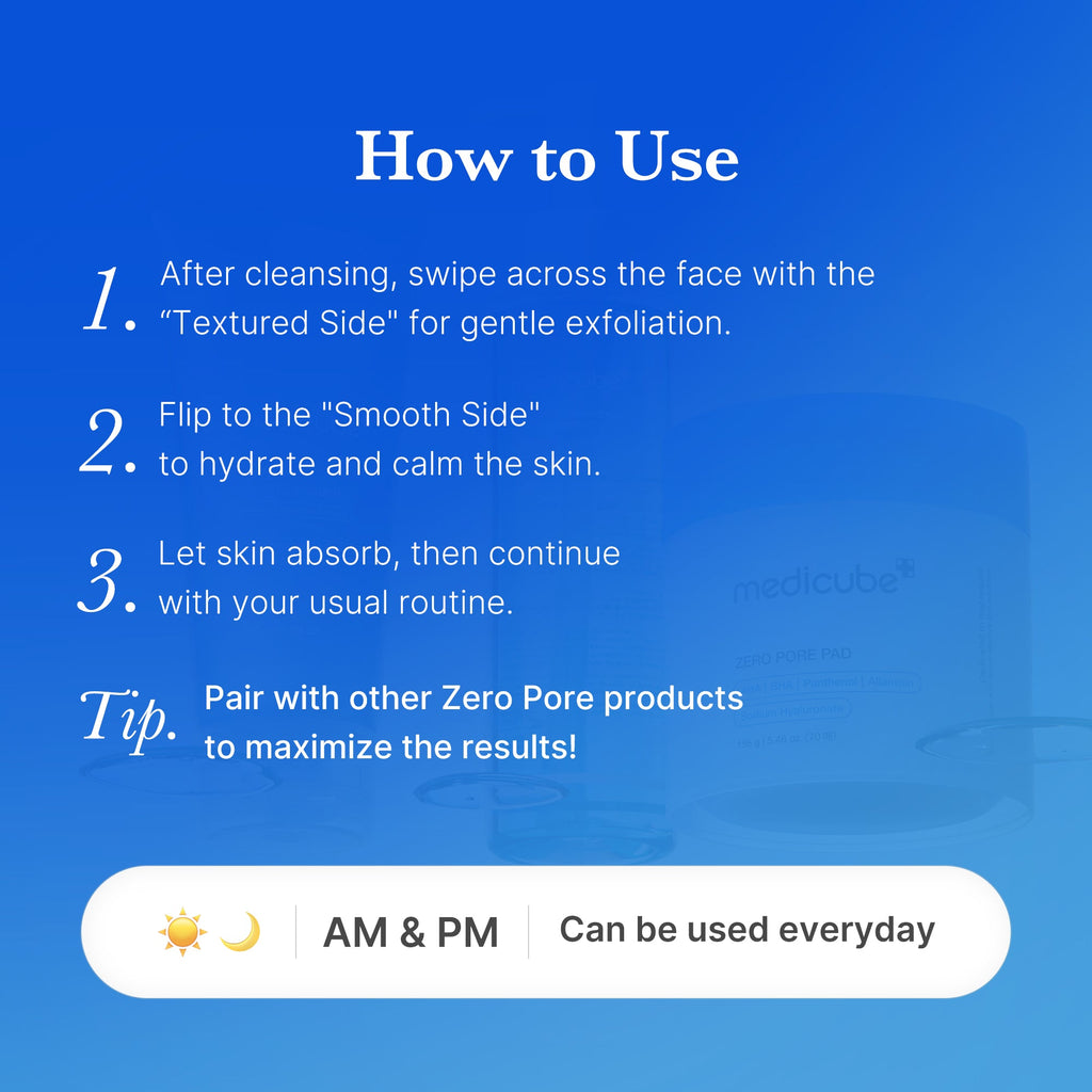 Zero Pore Pads - Meet your skin care era.