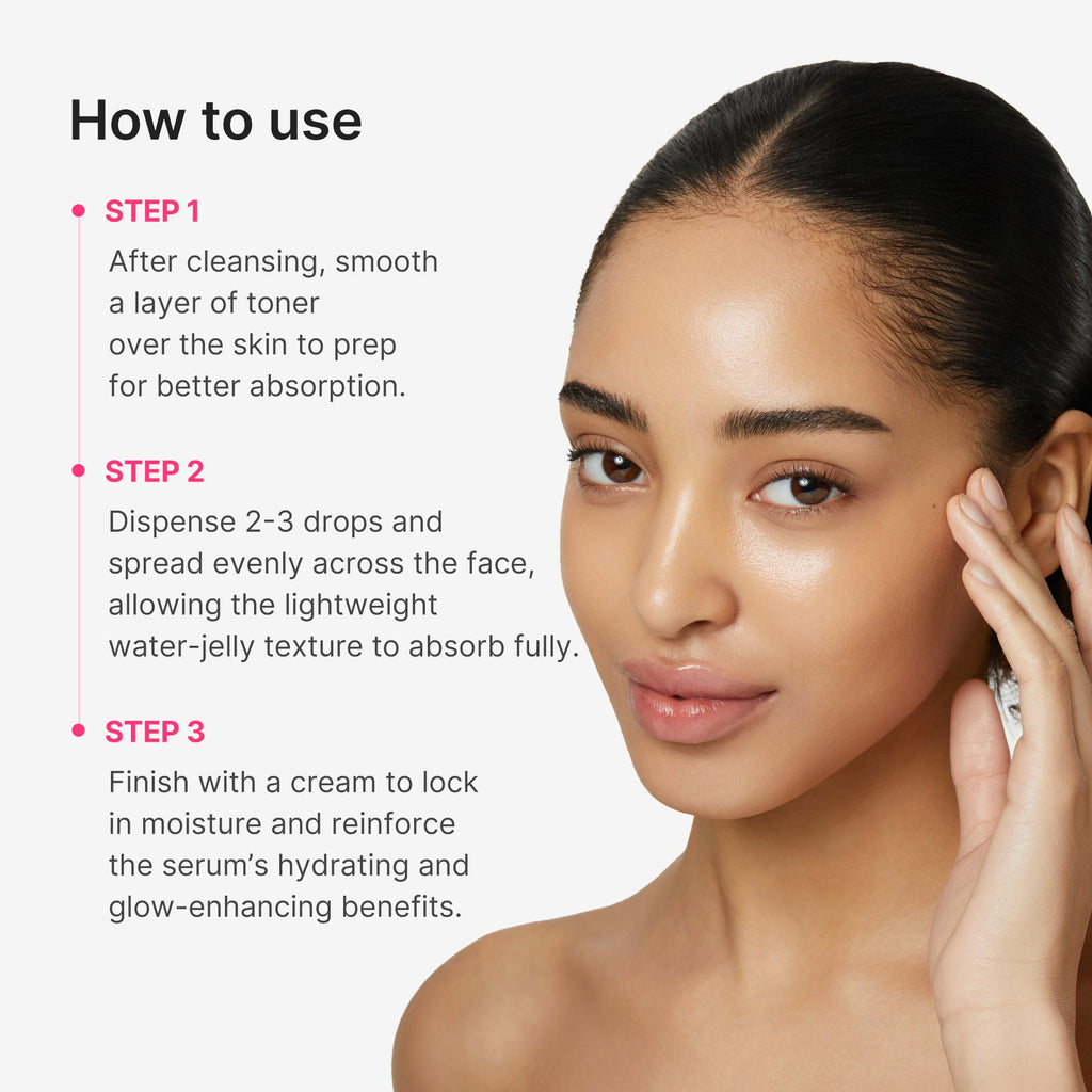 PDRN Pink Collagen Glow Jelly Serum - My glow goals stay personal.