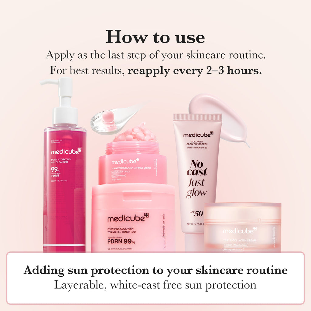 No Cast Just Glow Collagen Sunscreen - Curious about Korean beauty?