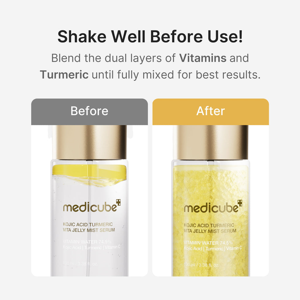 Kojic Acid Turmeric Vitamin Gold Jelly Mist Serum - Stay curious about skincare.