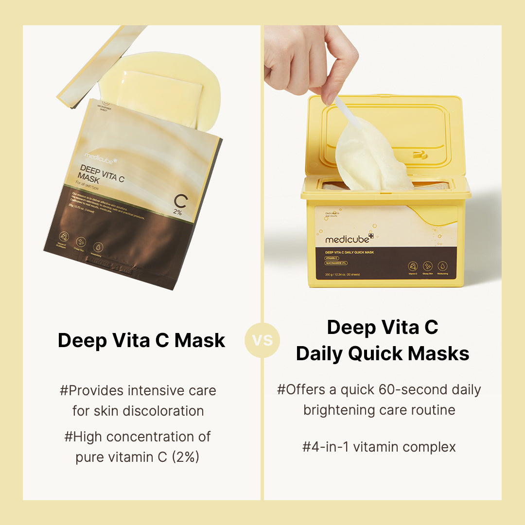 Deep Vita C Daily Quick Masks - A welcome vanity addition.