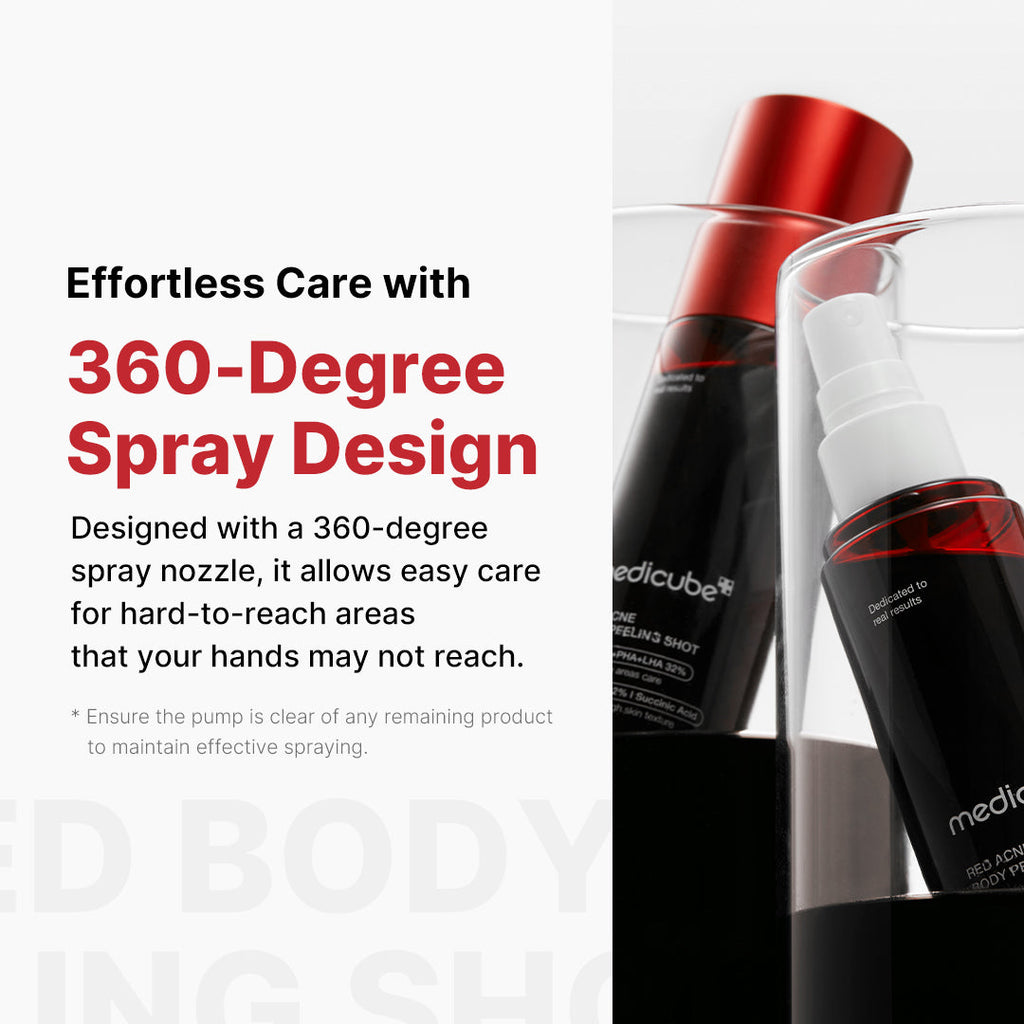 Red Body Peeling Shot Cleanser - Explore more with Medicube.