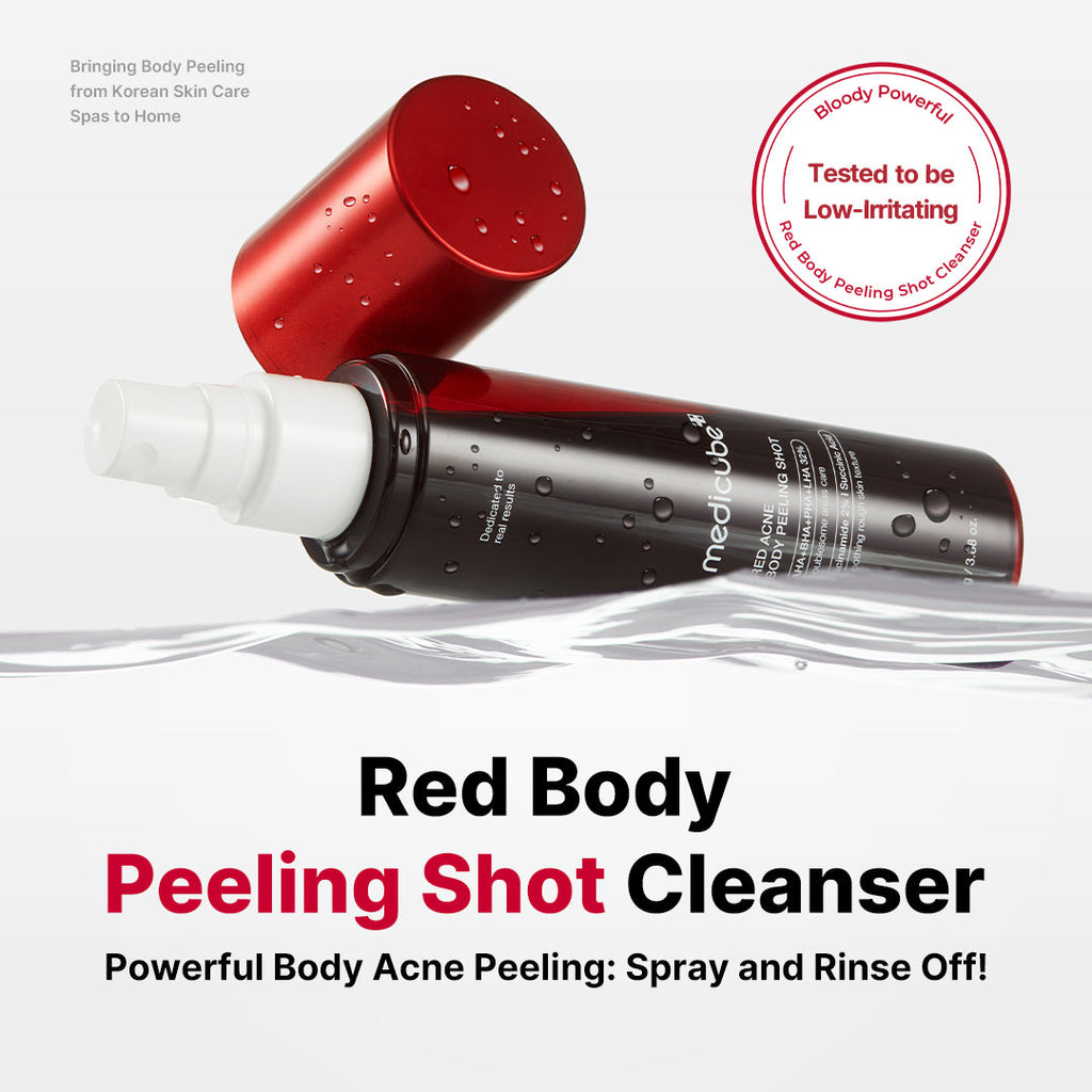 Red Body Peeling Shot Cleanser - Explore more with Medicube.
