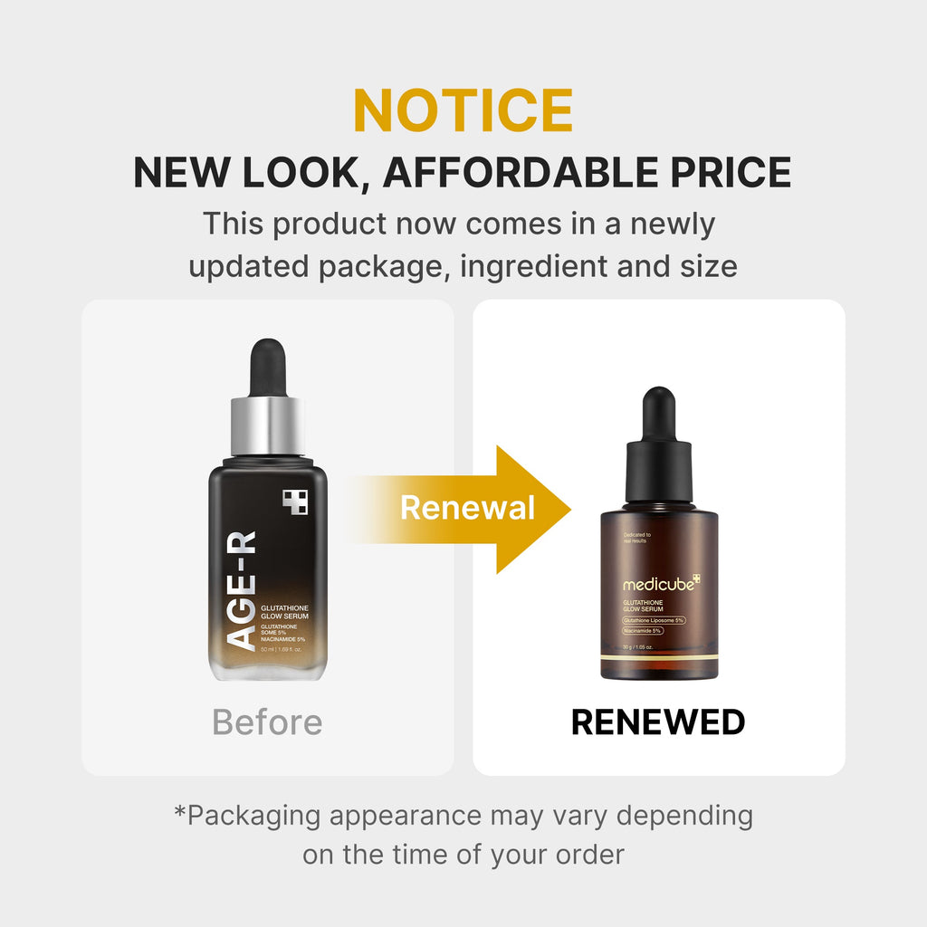 AGE-R Glutathione Glow Serum - Make room for Medicube.
