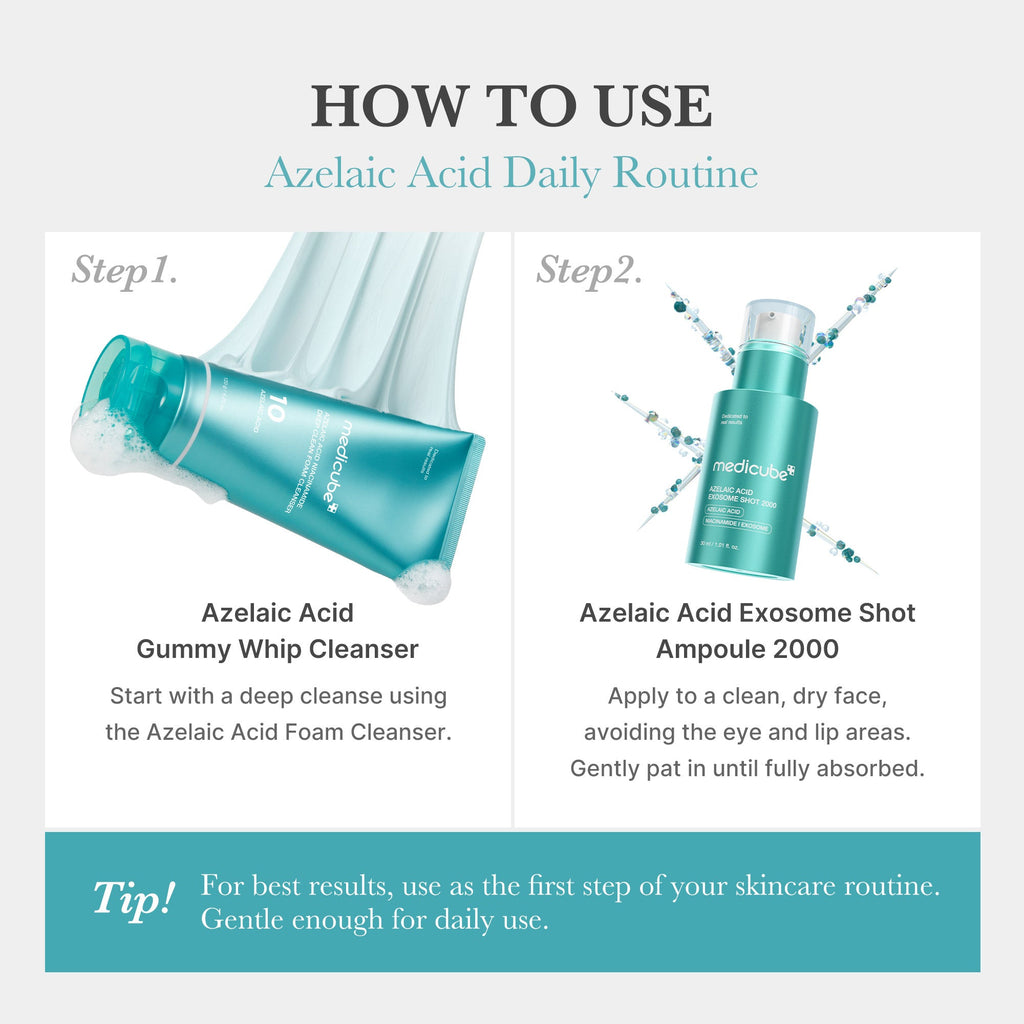 Azelaic Acid Exosome Shot - Make Medicube your moment.