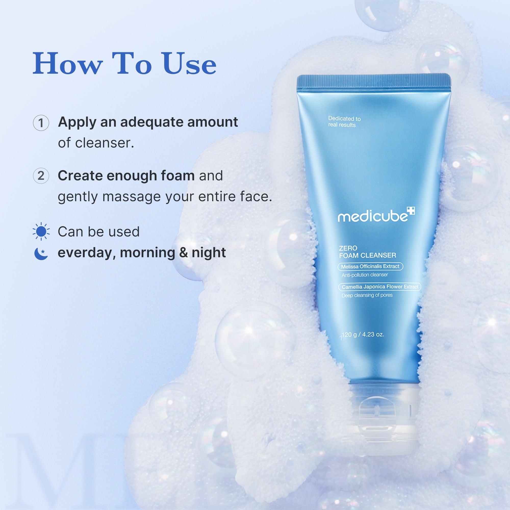 Zero Foam Cleanser - Care that feels like you.