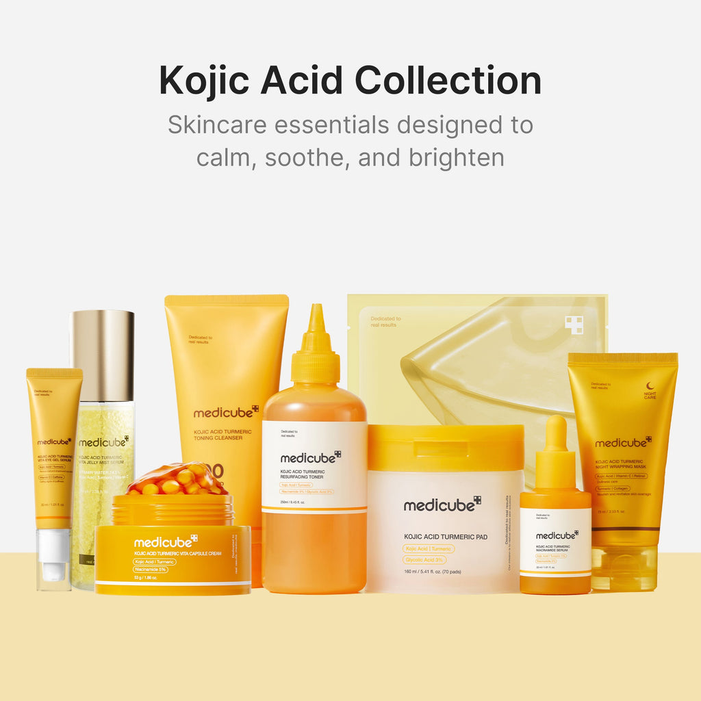 Kojic Acid Turmeric Overnight Wrapping Mask - Medicube fits your ritual.