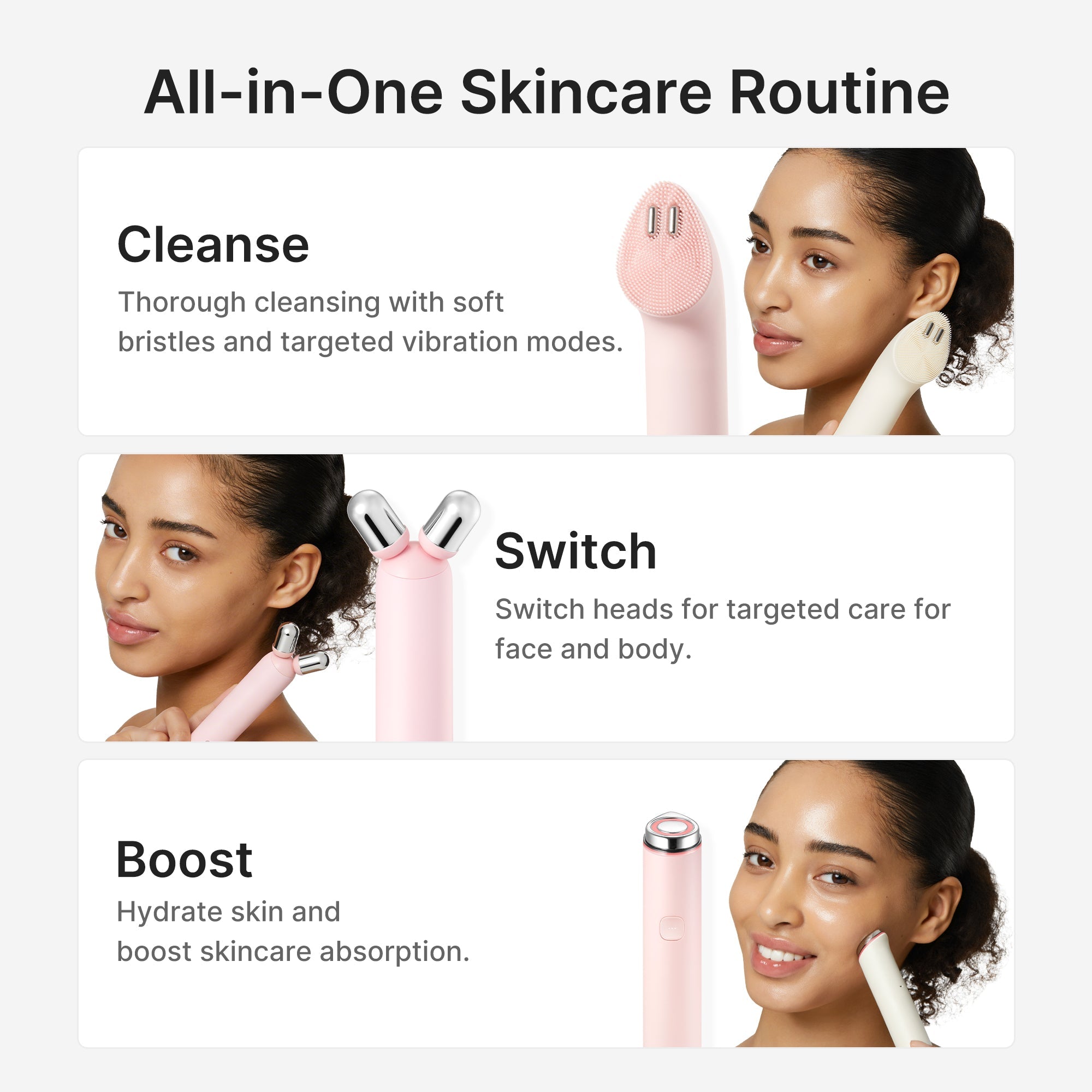 Mini Booster Pro Plus - Give routine a personal touch.