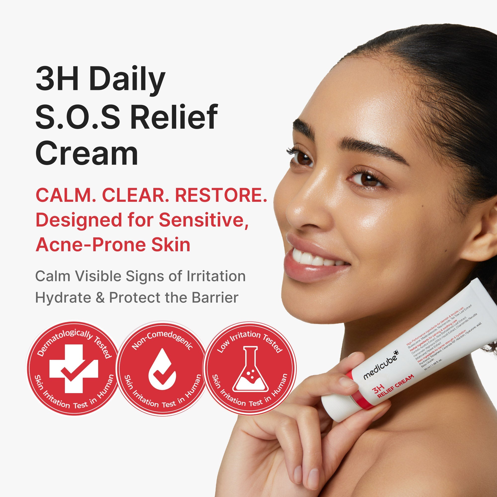 3H Daily Relief Cream - Care at your own pace.