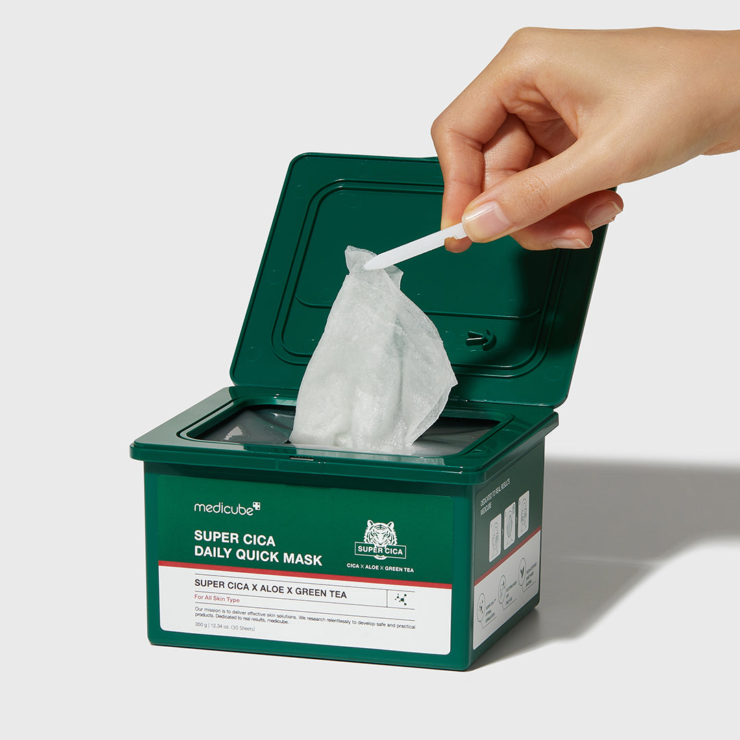 Super Cica Daily Quick Masks - A small start feels right.