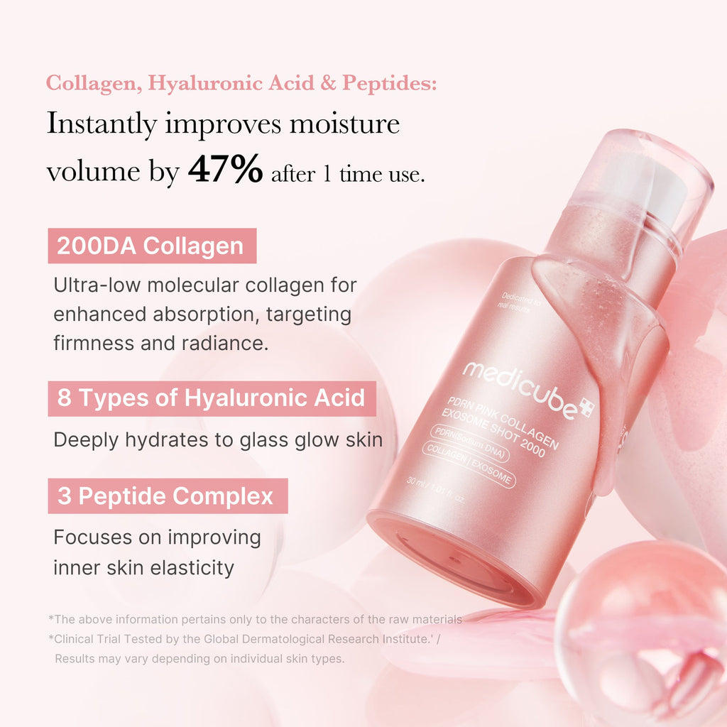 PDRN Pink Collagen Exosome Shot - Make room for me time.