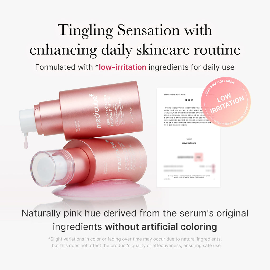 PDRN Pink Collagen Exosome Shot - Make room for me time.