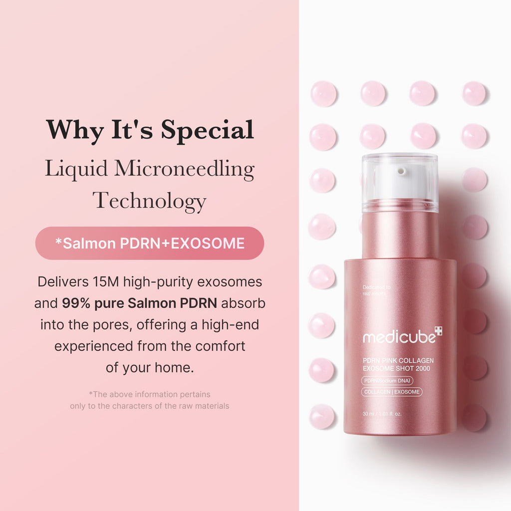 PDRN Pink Collagen Exosome Shot - Make room for me time.